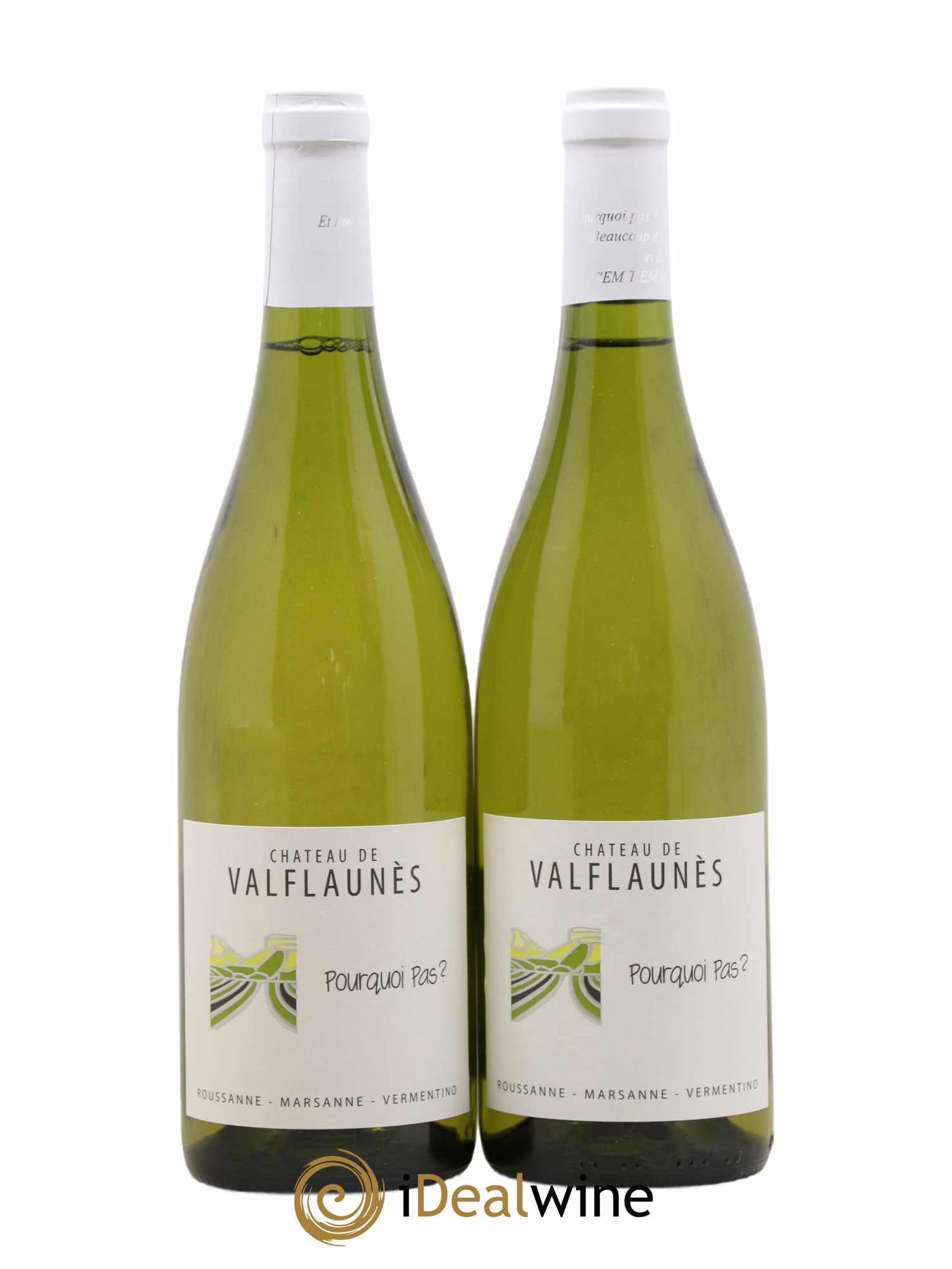 Vin de France Pourquoi pas? Château de Valflaunès (sans prix de réserve) 2021 - Posten von 2 Flaschen - 0