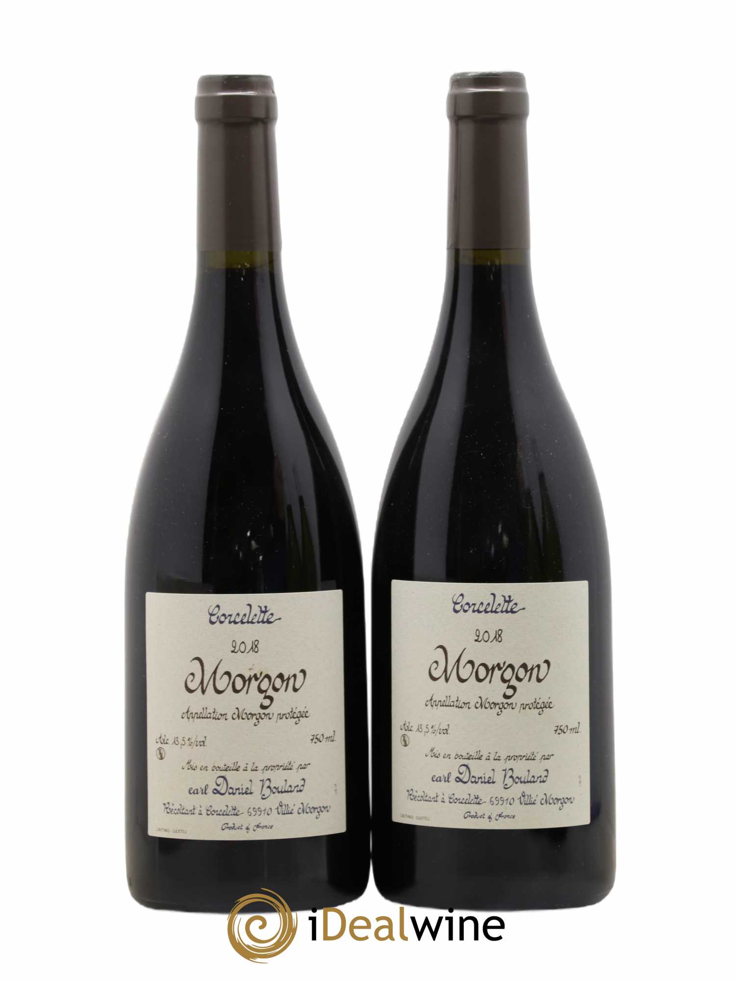 Morgon Corcelette Daniel Bouland (Domaine) 2018 - Lot de 2 bouteilles - 0