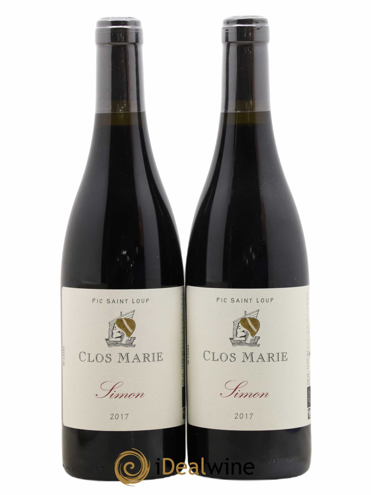 Pic Saint-Loup Clos Marie Cuvée Simon Christophe Peyrus et Françoise Julien 2017 - Lot de 2 bouteilles - 0