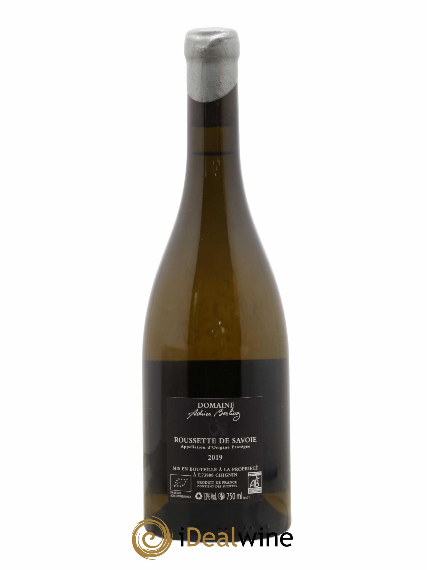 Vin de Savoie Roussette de Savoie Altesse Zulime Adrien Berlioz 2019 - Posten von 1 Flasche - 1