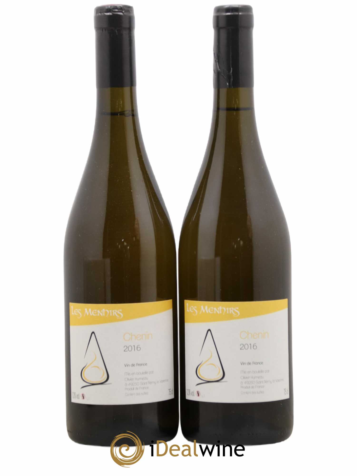 Vin de France Chenin Domaine Les Menhirs Olivier Humeau 2016 - Posten von 2 Flaschen - 0