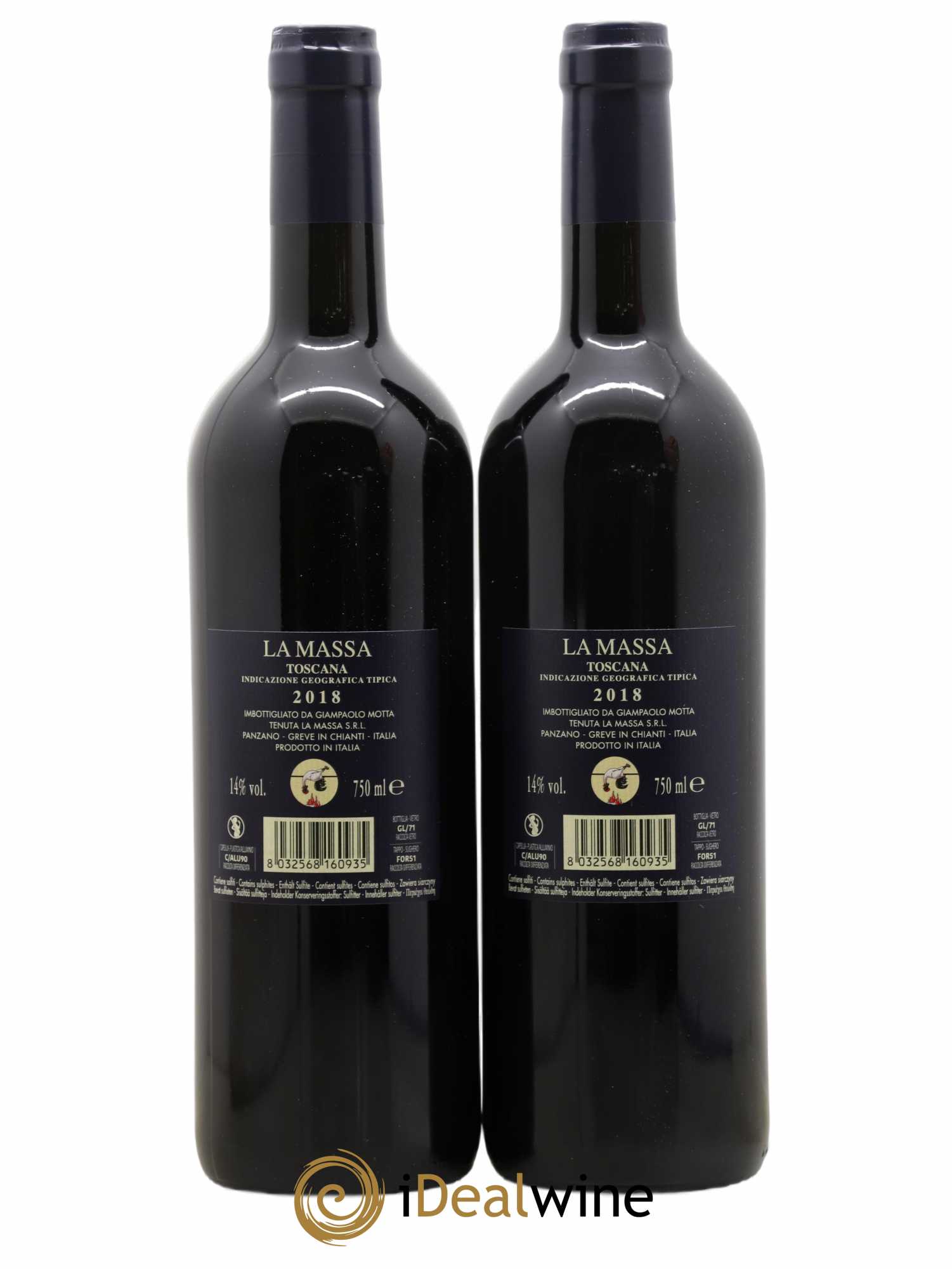 Toscana IGT La Massa 2018 - Lot de 2 bouteilles - 1