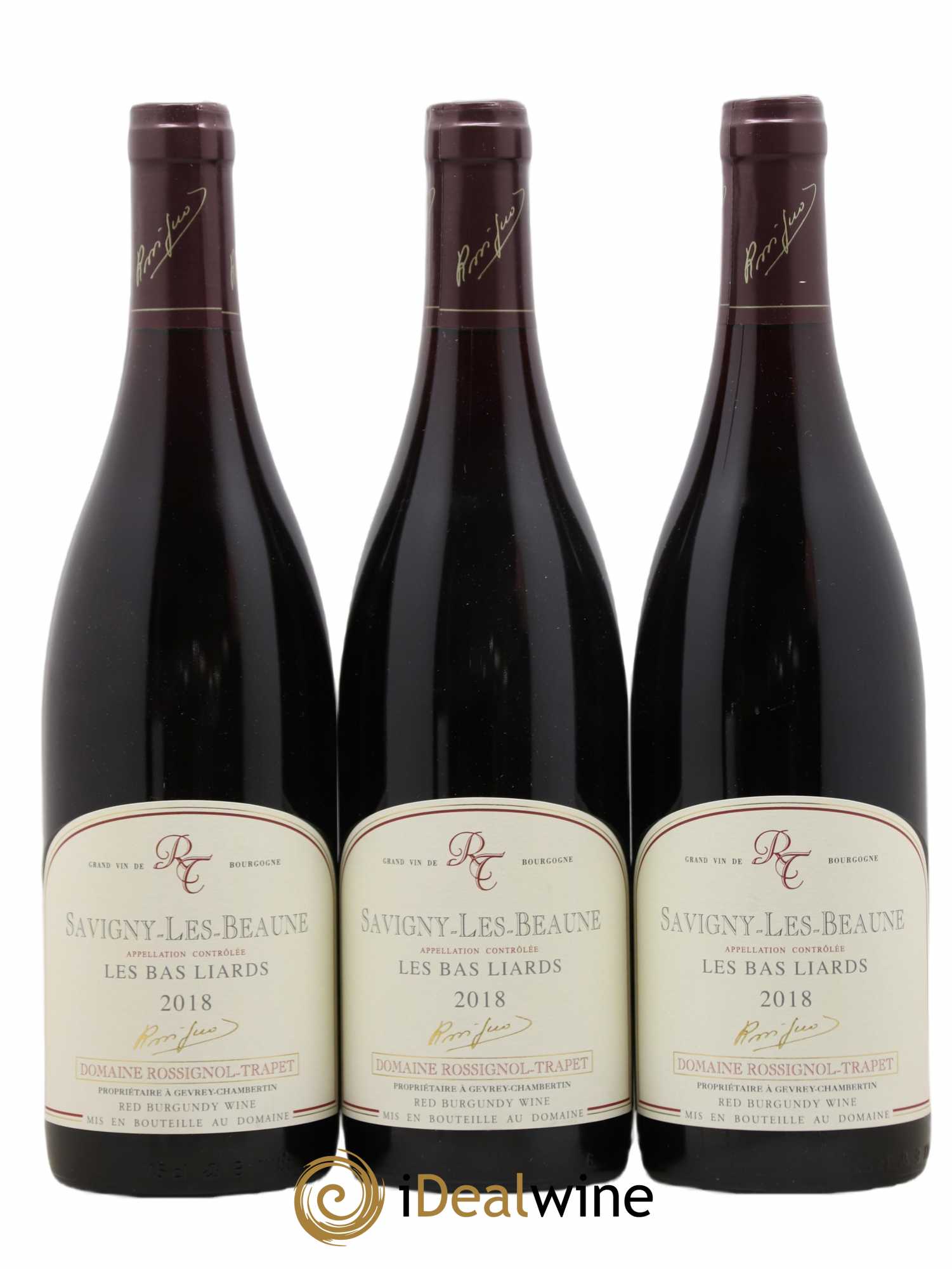 Savigny-lès-Beaune Les Bas Liards Rossignol Trapet 2018 - Lot de 3 bouteilles - 0