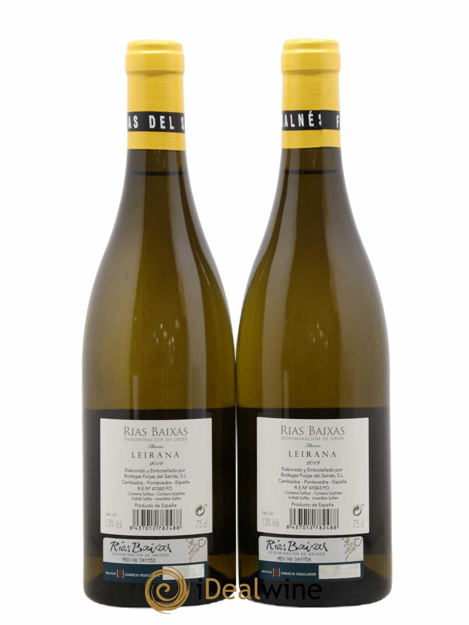Rias Baixas Leirana Forjas Del Salnes 2019 - Lot de 2 bouteilles - 1