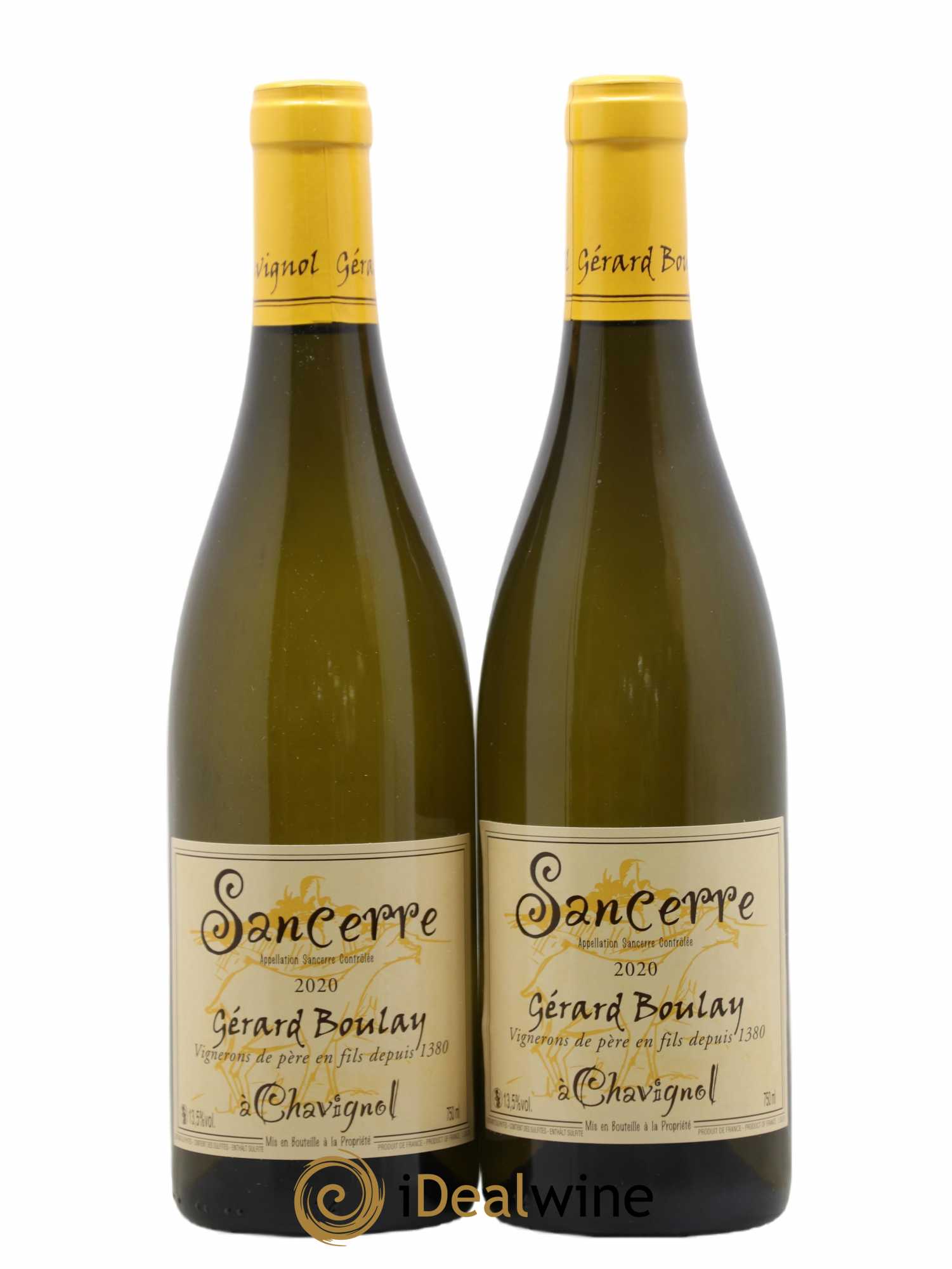 Sancerre Gérard Boulay 2020 - Lot de 2 bouteilles - 0