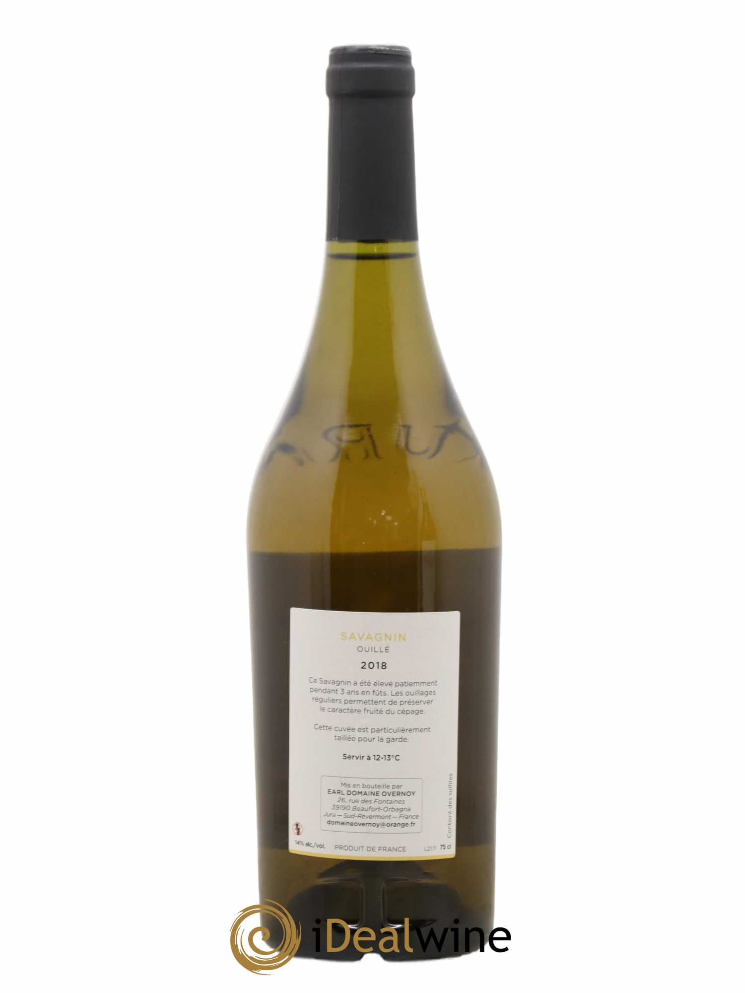 Côtes du Jura Savagnin Ouillé 3 ans Guillaume Overnoy 2018 - Lot de 1 bouteille - 1
