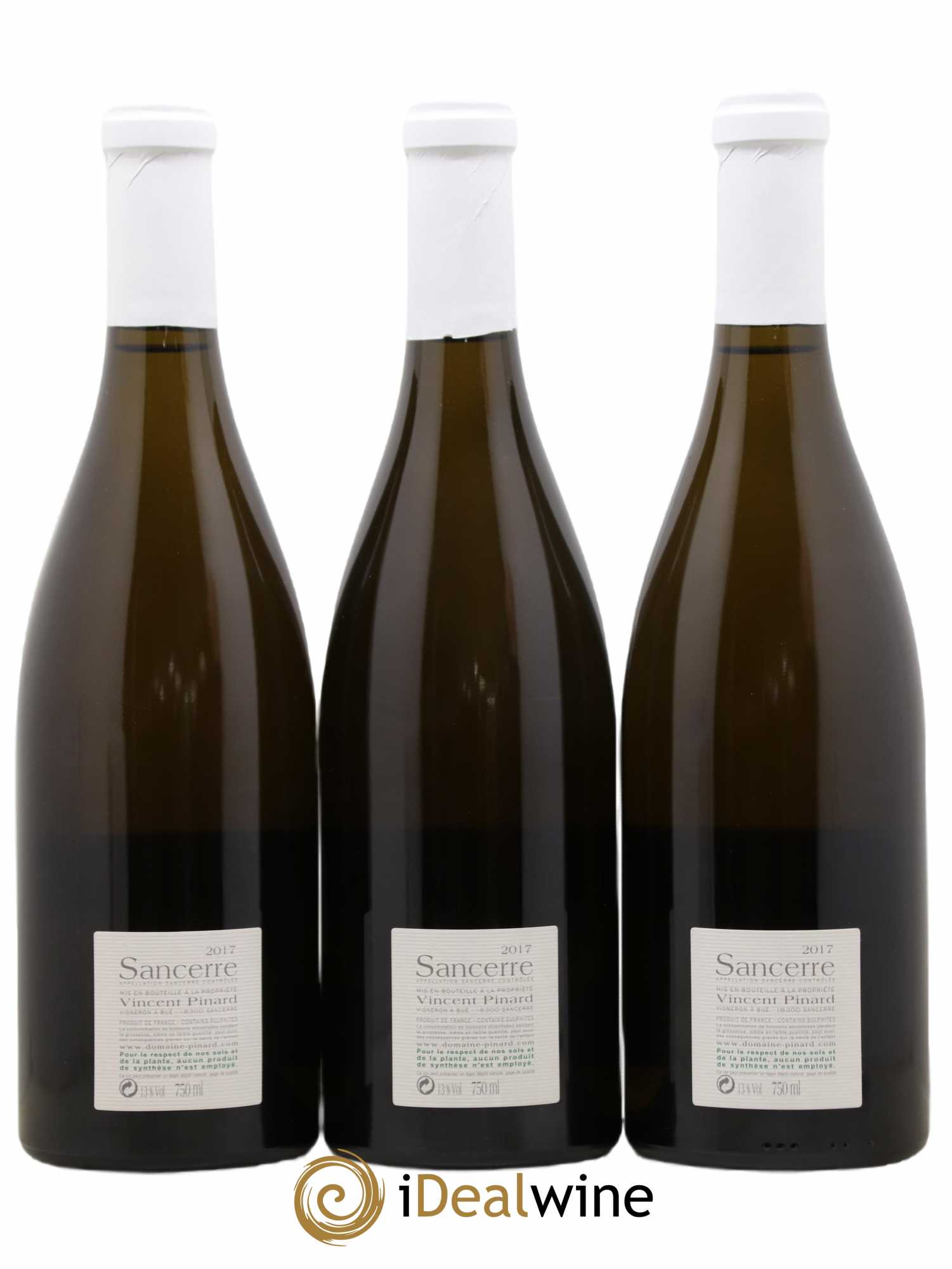 Sancerre Le Château Vincent Pinard 2017 - Lot de 3 bouteilles - 1