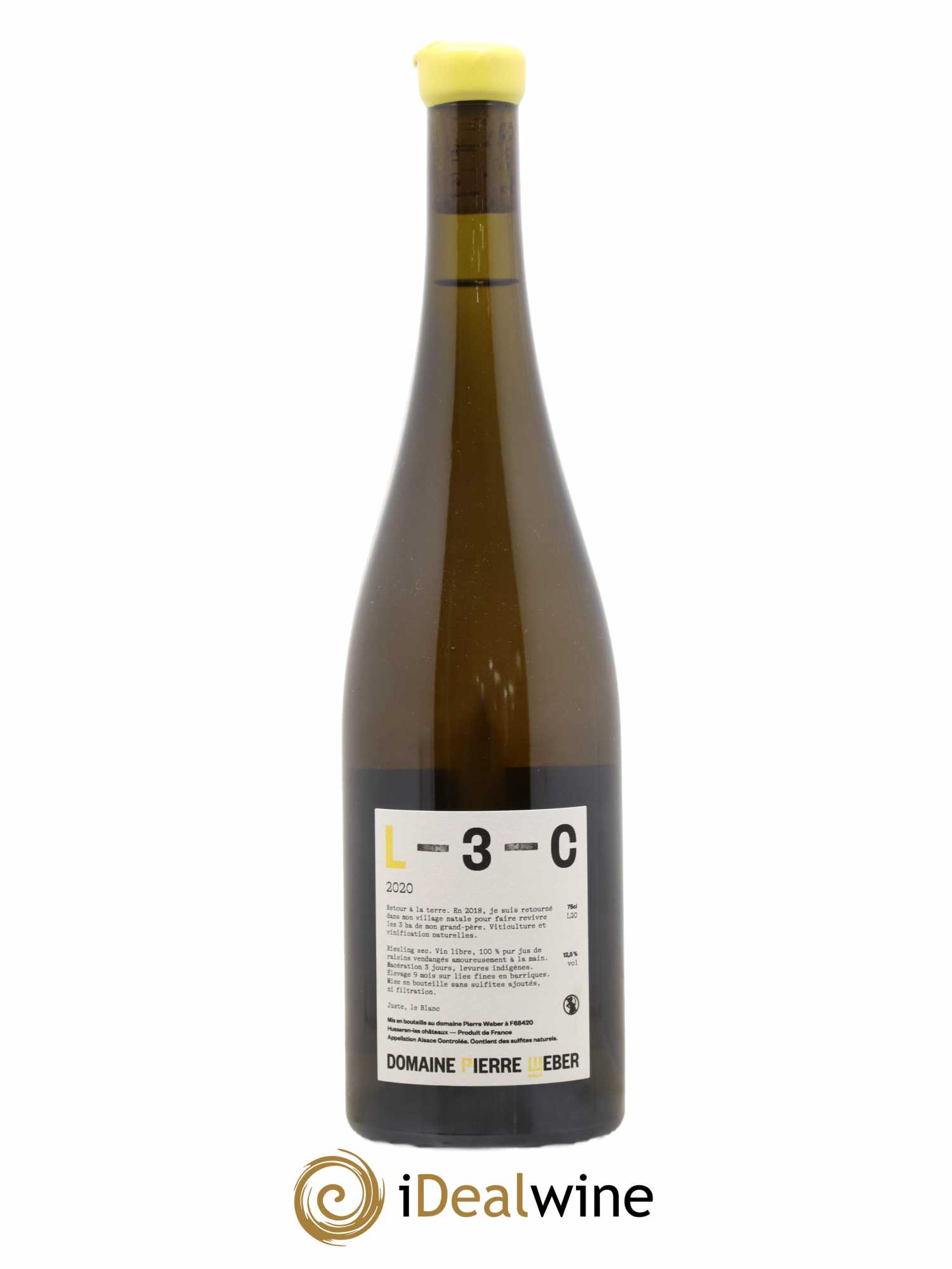 Vin de France Le Blanc Pierre Weber 2020 - Lot de 1 bouteille - 1