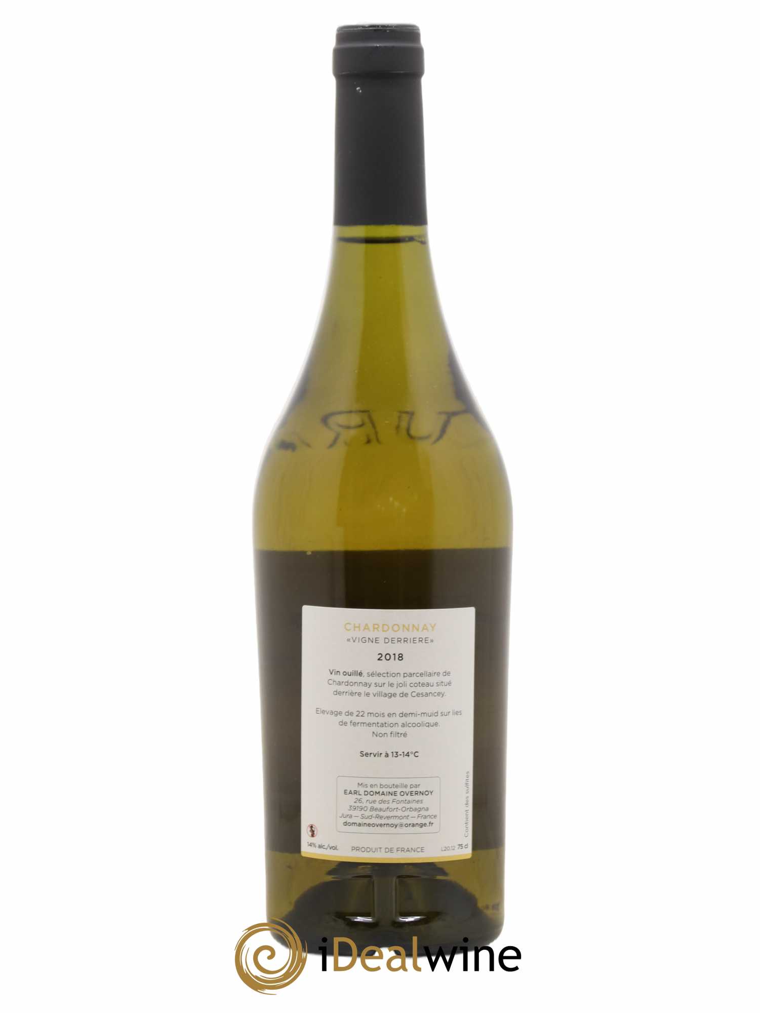 Côtes du Jura Chardonnay Vigne Derriere Guillaume Overnoy 2018 - Posten von 1 Flasche - 1