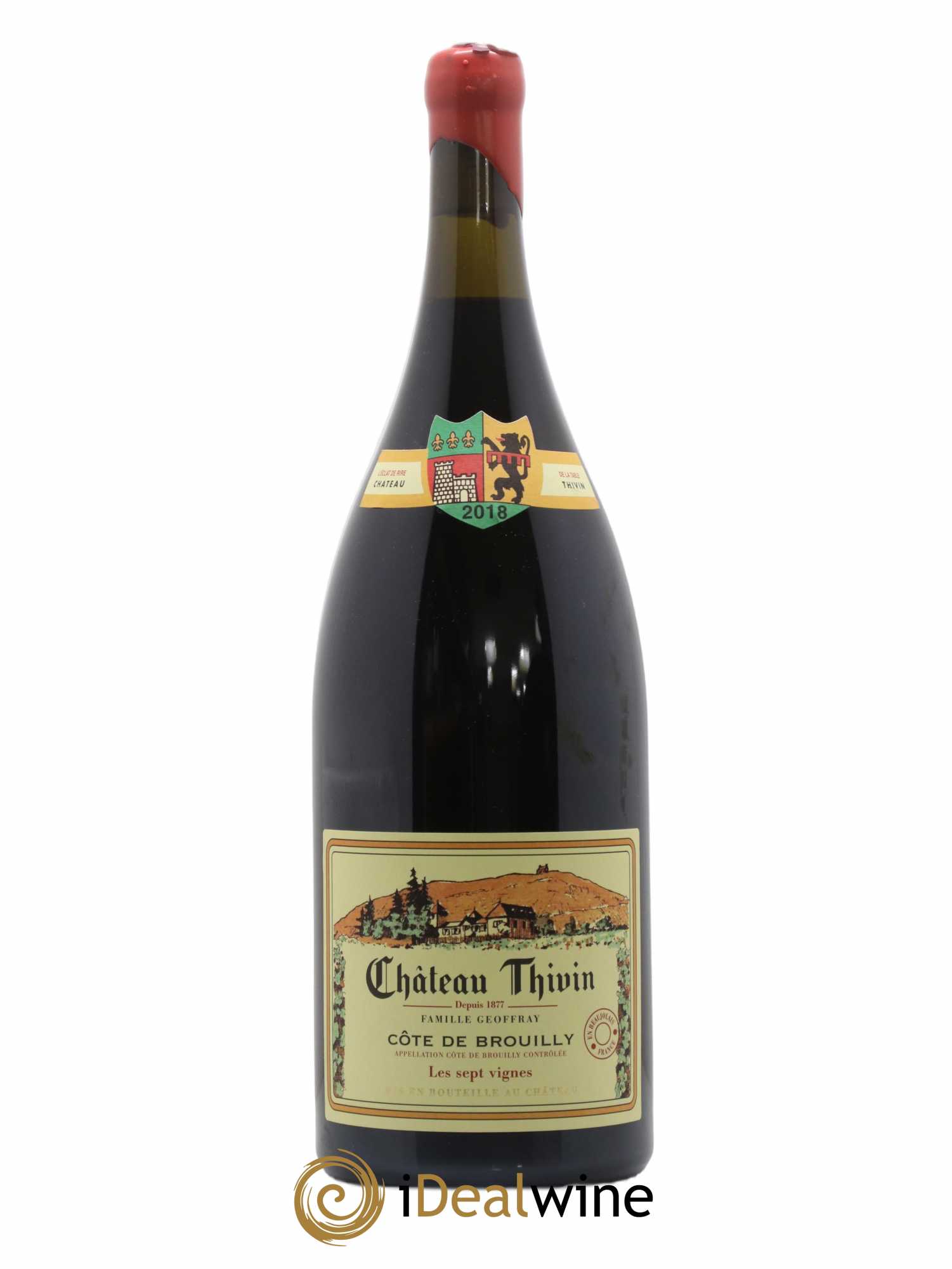 Côte de Brouilly Les 7 Vignes Château Thivin 2018 - Lot de 1 magnum - 0