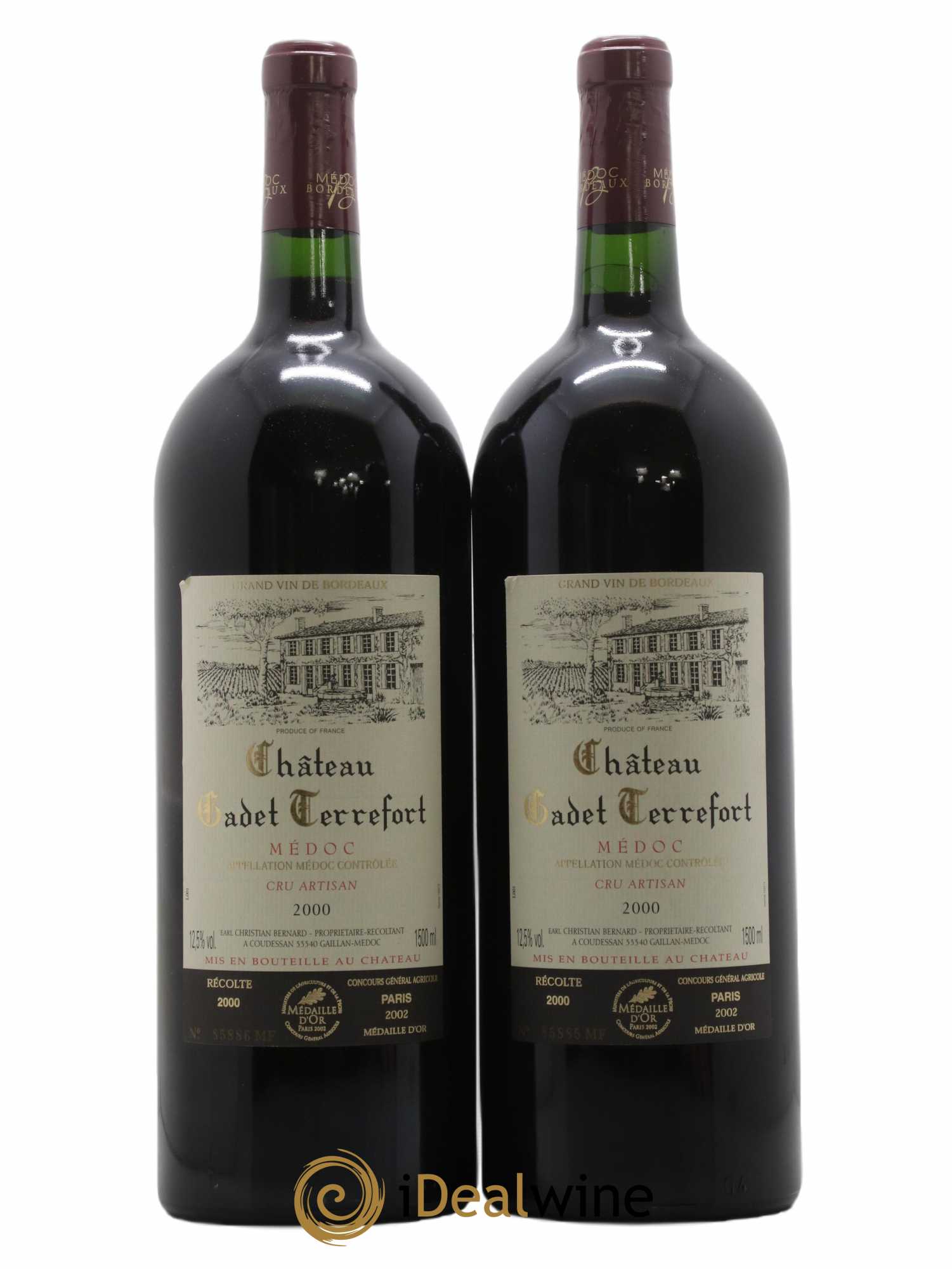 Médoc V (ohne Mindestpreis) 2000 - Posten von 2 Magnum - 0