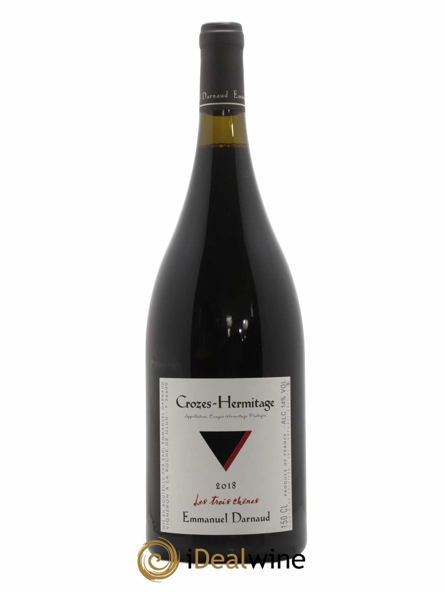 Crozes-Hermitage Emmanuel Darnaud Les Trois Chênes 2018 - Posten von 1 Magnum - 0