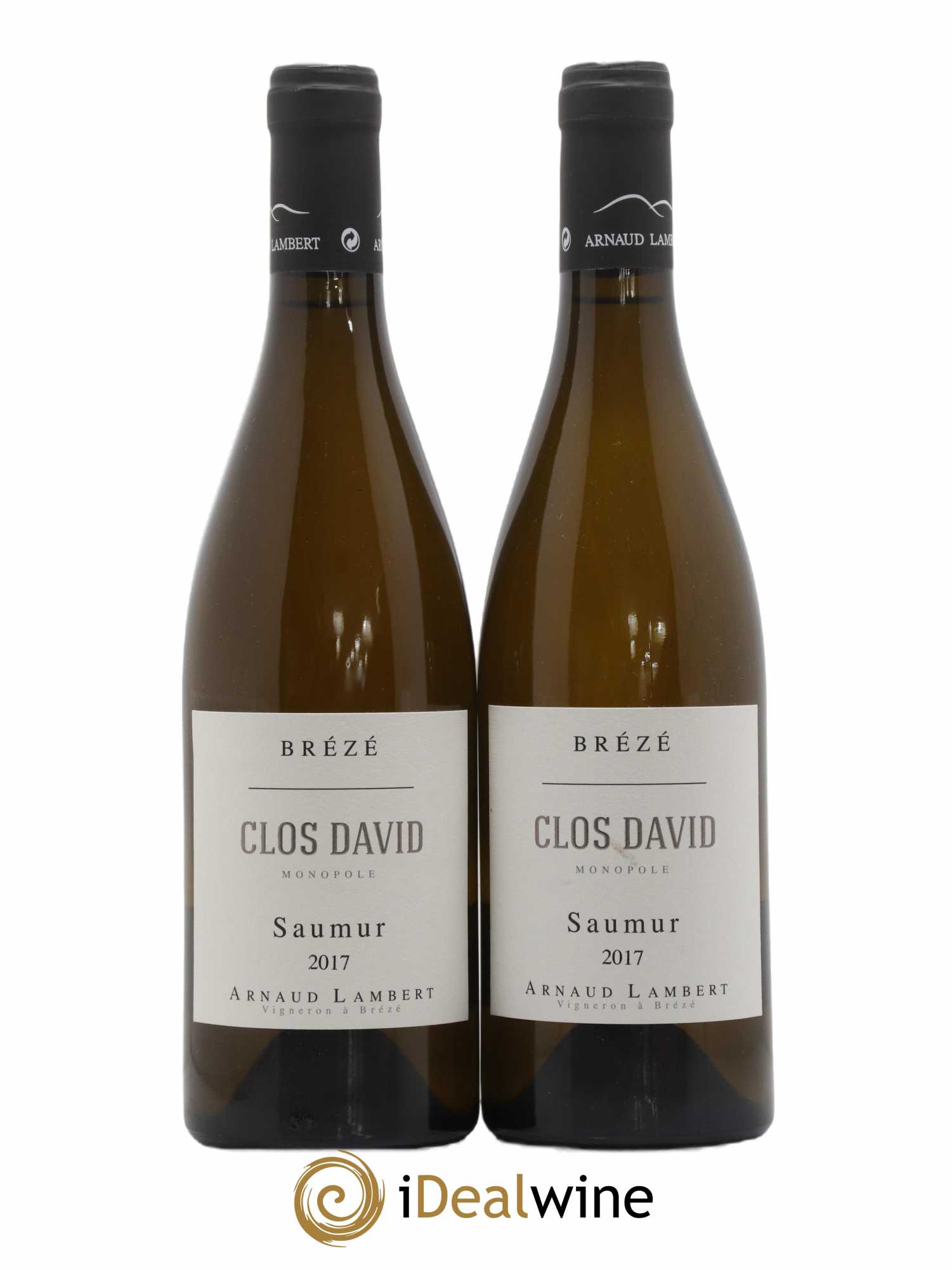 Saumur Brézé Clos David Arnaud Lambert 2017 - Lot de 2 bouteilles - 0