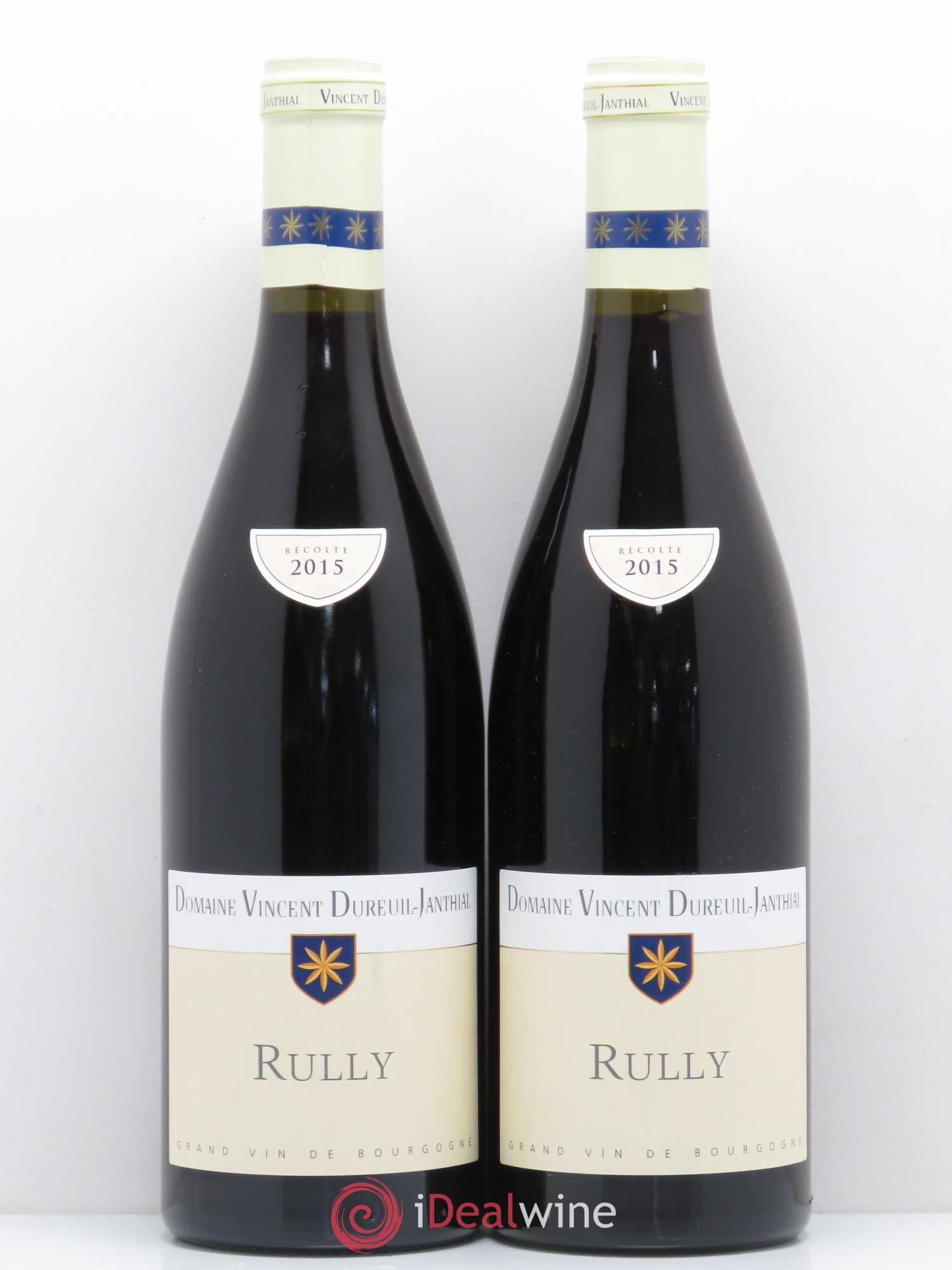 Rully Vincent Dureuil-Janthial 2015 - Lot de 2 bouteilles - 0