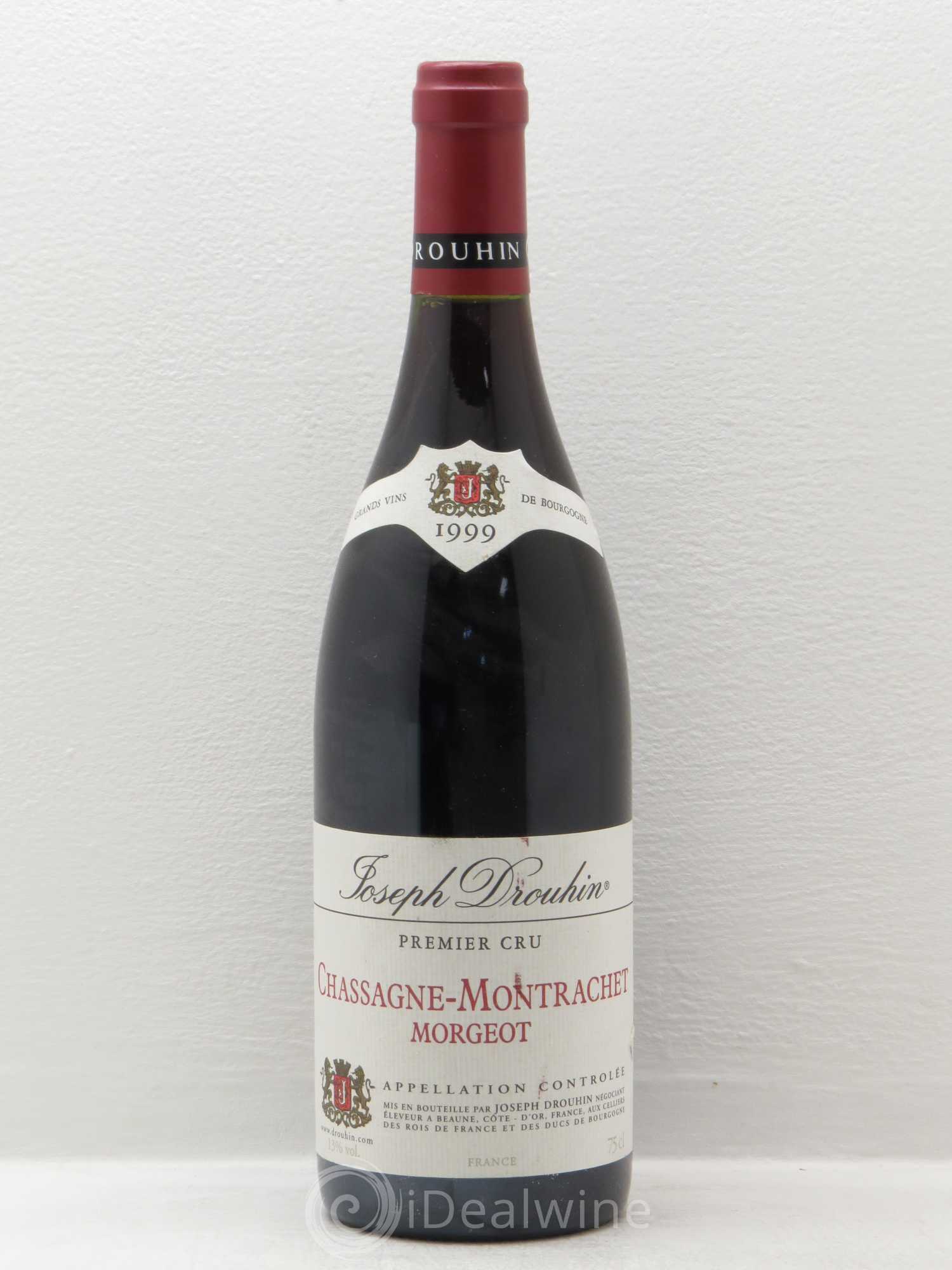 Chassagne-Montrachet 1er Cru Joseph Drouhin 1999 - Lot de 1 bouteille - 0
