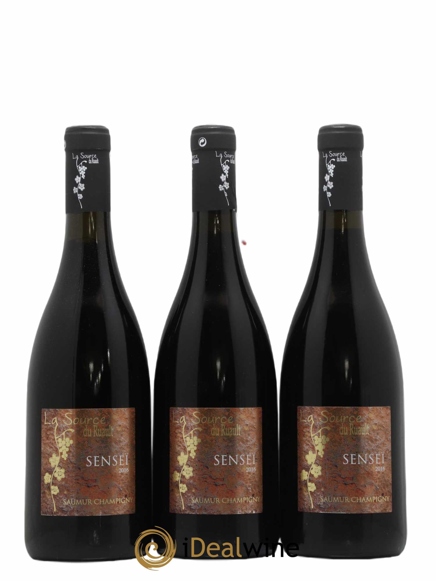 Saumur-Champigny La Source Du Ruault Senseï (sans prix de réserve) 2016 - Posten von 3 Flaschen - 0