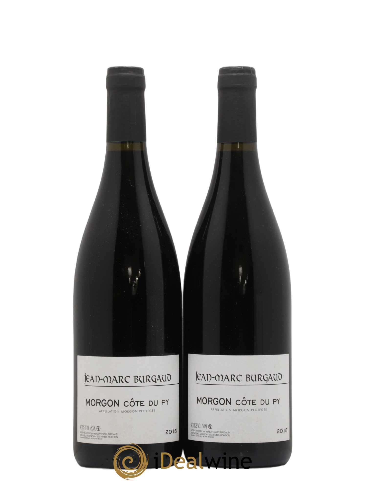 Morgon Côte du Py Jean-Marc Burgaud (Domaine) (sans prix de réserve) 2018 - Lot de 2 bouteilles - 0