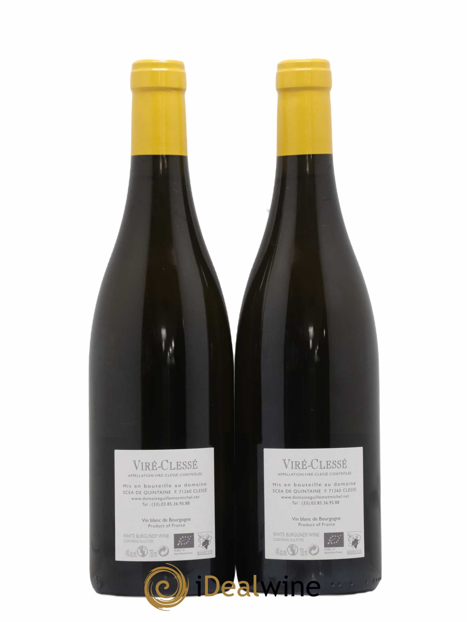 Viré-Clessé Quintaine Domaine Guillemot-Michel 2018 - Lot de 2 bouteilles - 1