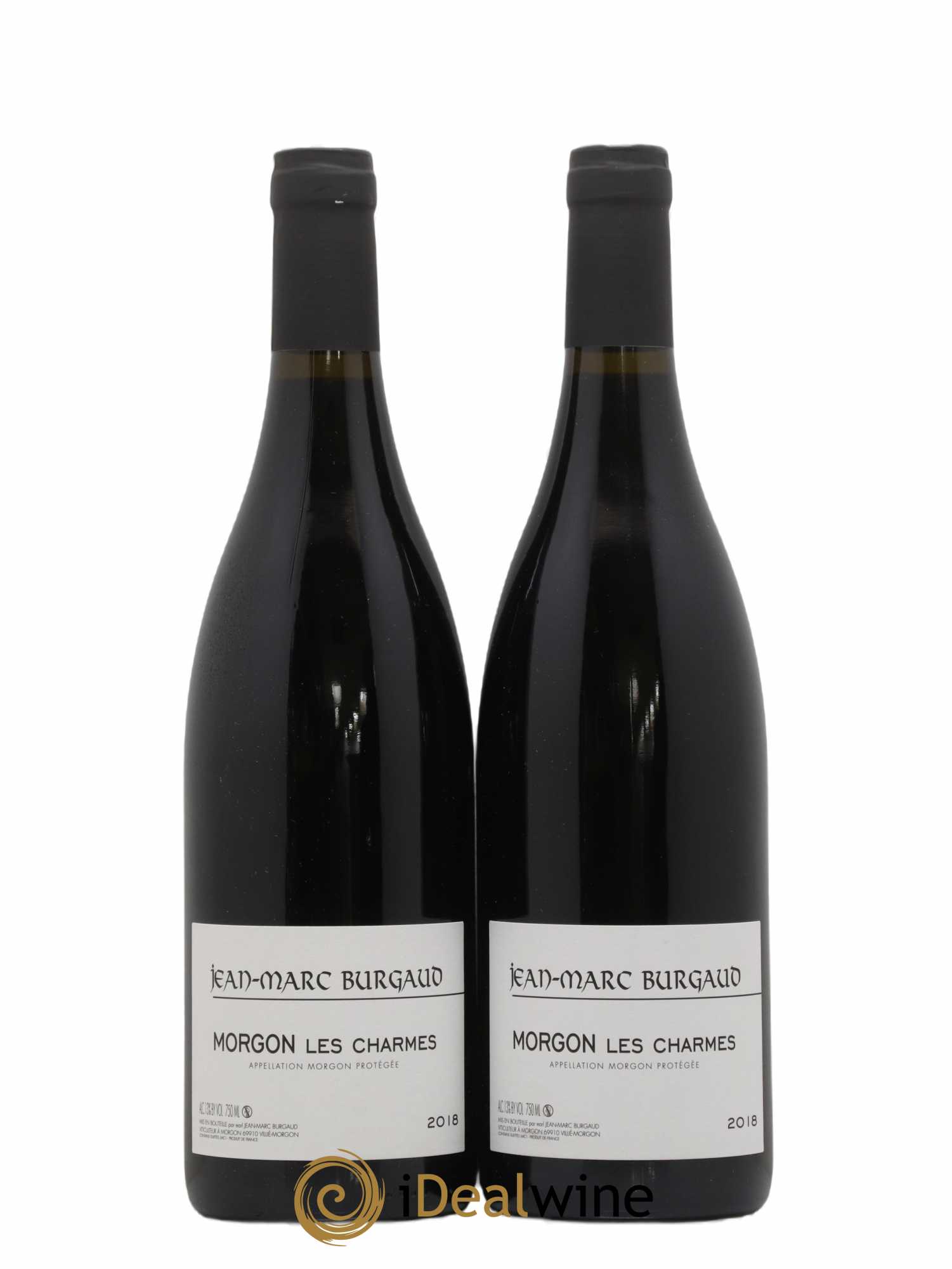 Morgon Les Charmes Jean-Marc Burgaud (Domaine) (sans prix de réserve) 2018 - Lot de 2 bouteilles - 0