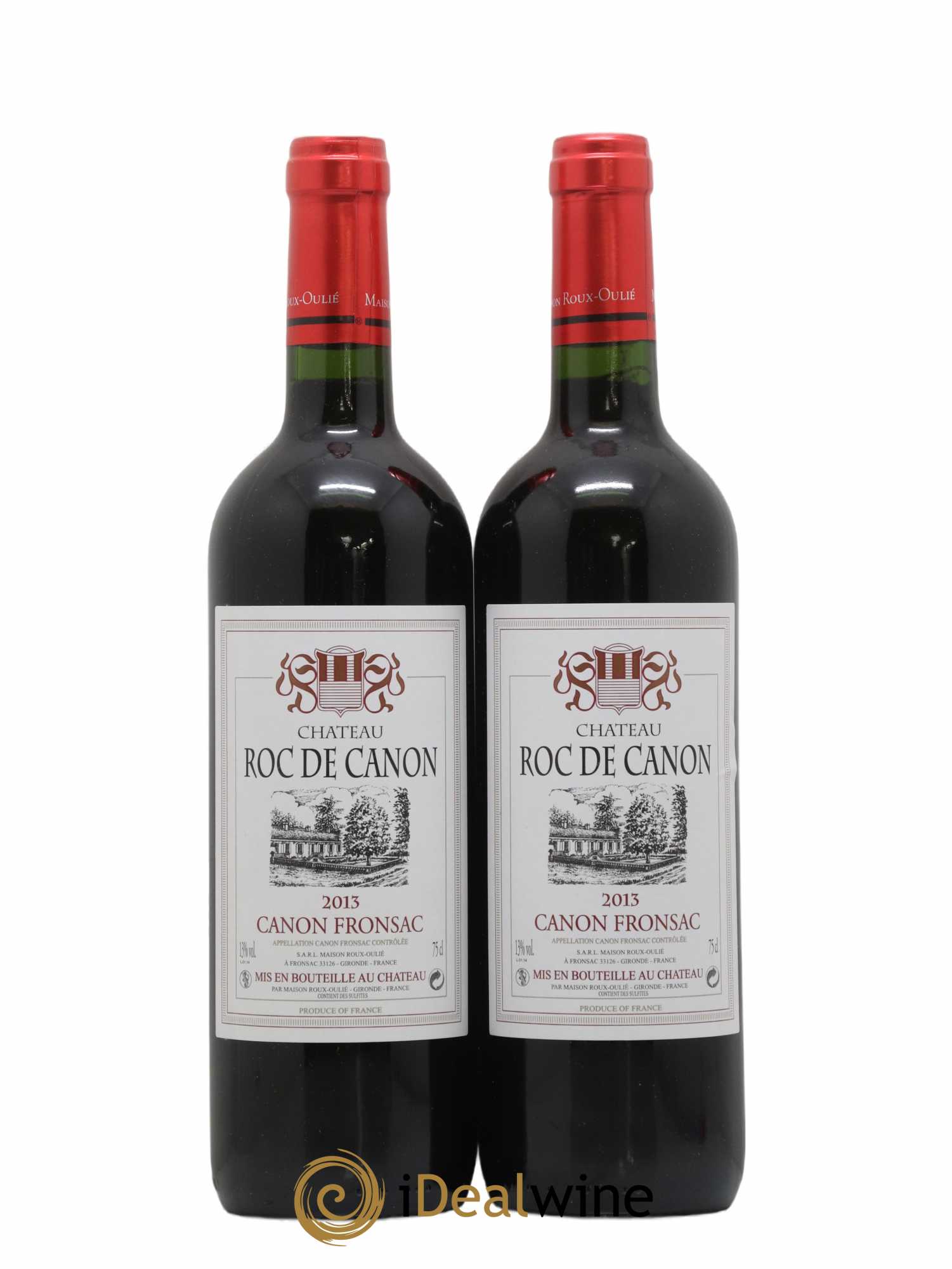 Canon-Fronsac Château Roc De Canon (no reserve) 2013 - Lot of 2 bottles - 0