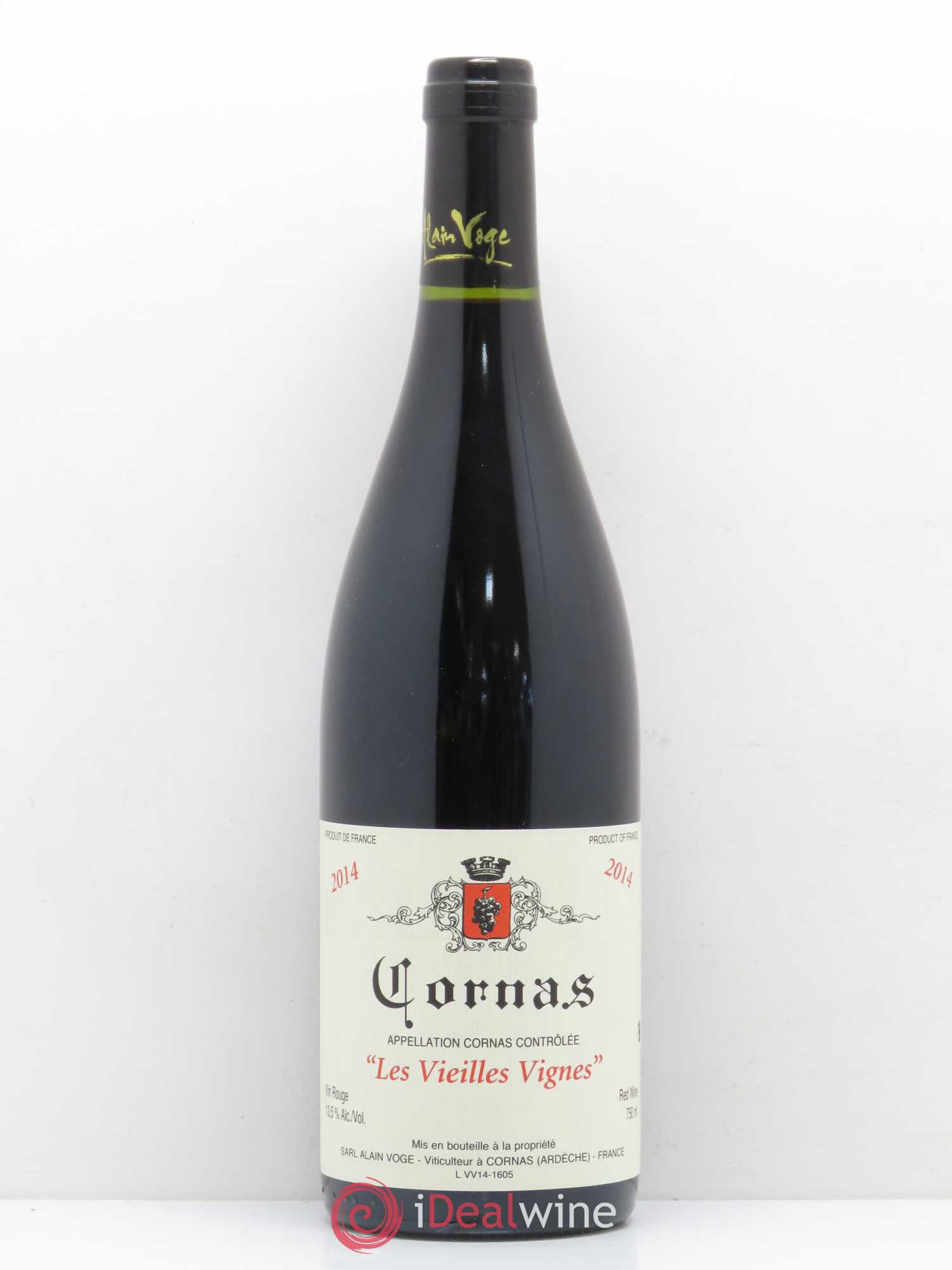 Cornas Les Vieilles Vignes Alain Voge (Domaine) 2014 - Lotto di 1 bottiglia - 0