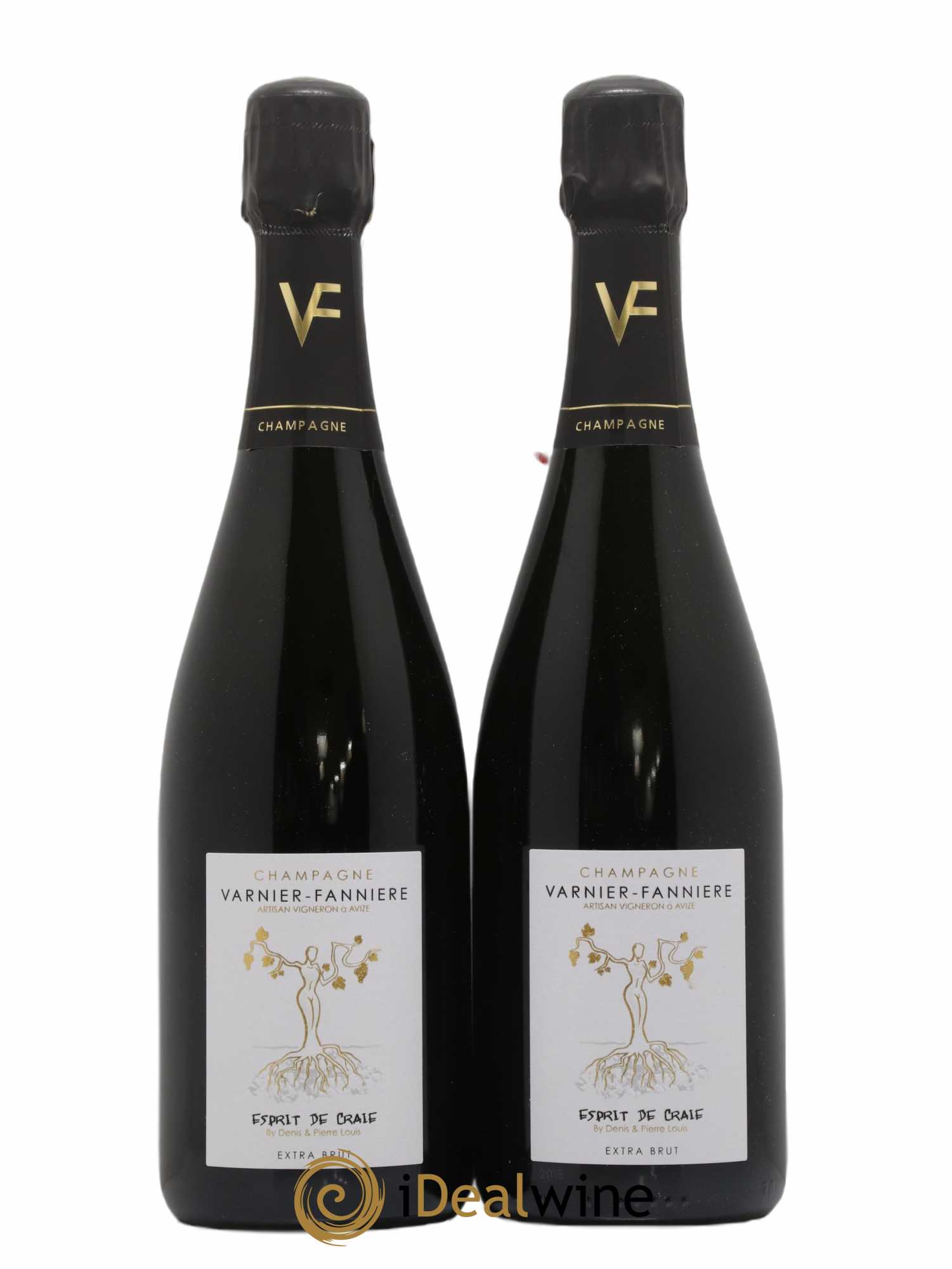 Champagne Varnier-Fannière Extra Brut Esprit de Craie - Posten von 2 Flaschen - 0