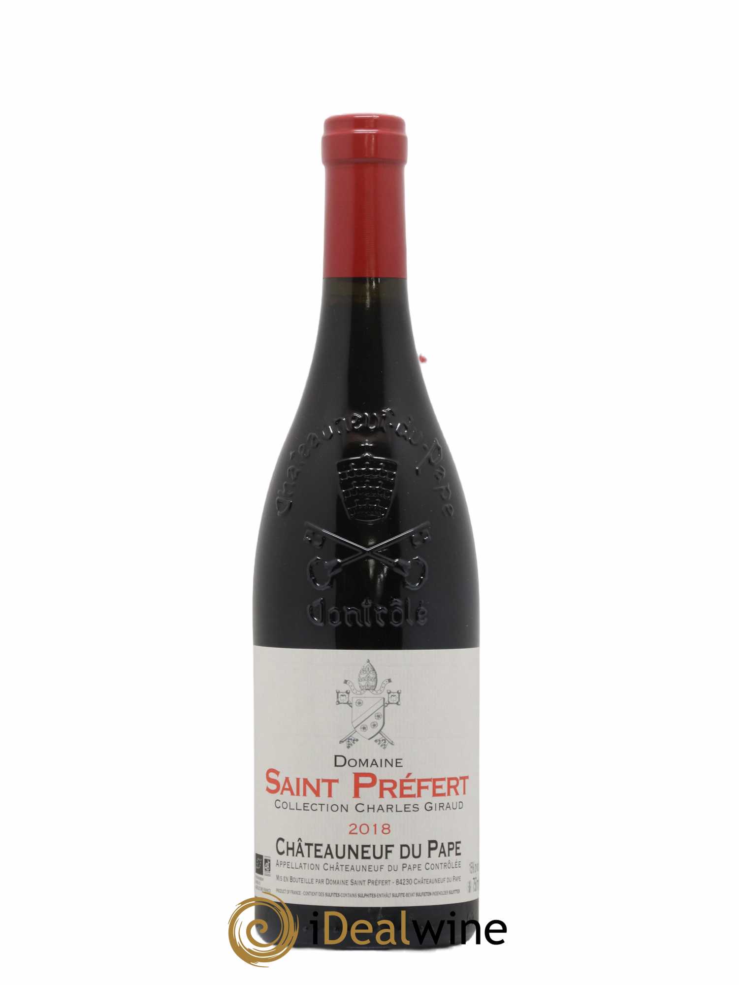 Châteauneuf-du-Pape Collection Charles Giraud Domaine Saint-Préfert 2018 - Lot de 1 bouteille - 0