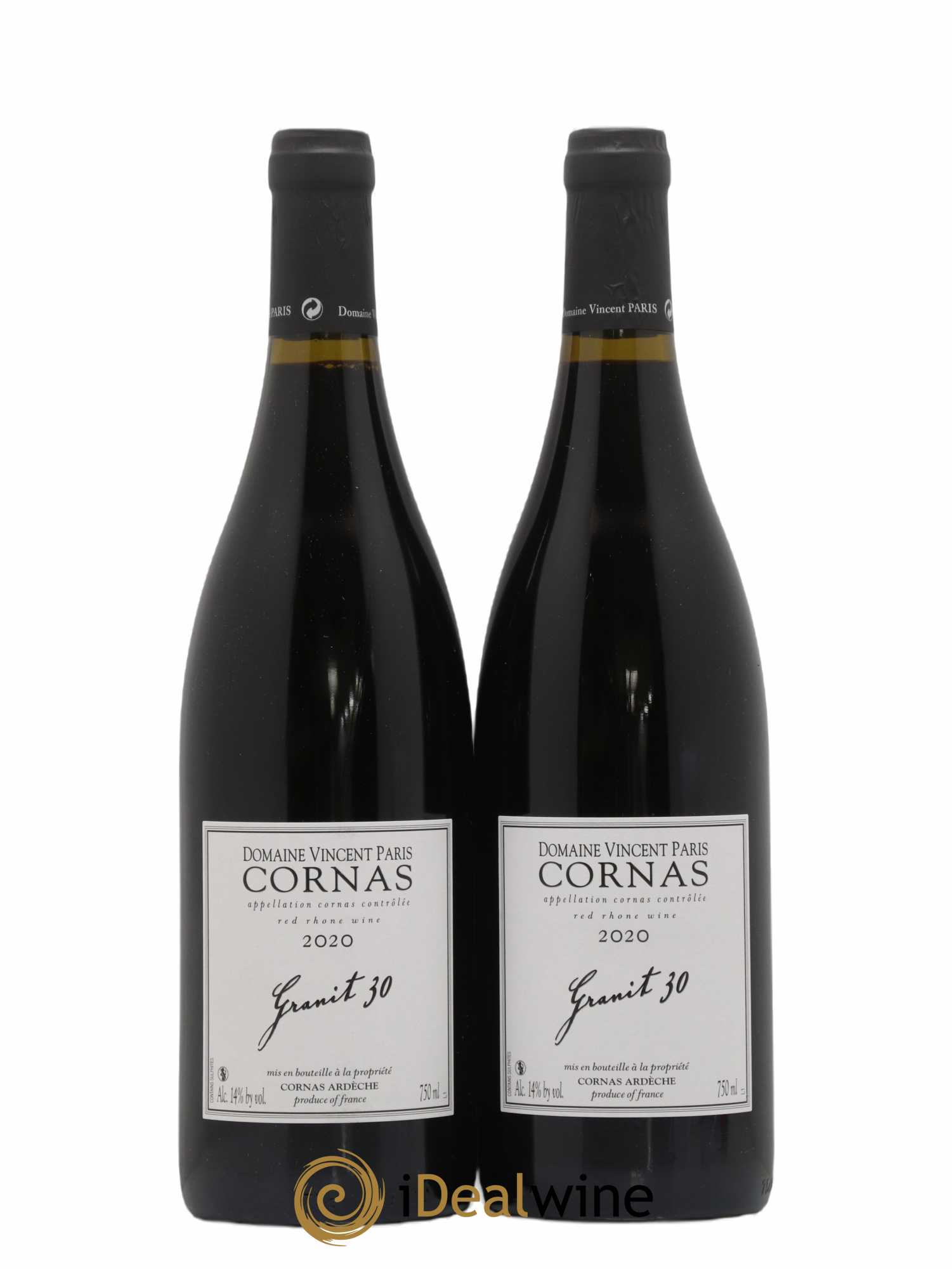 Cornas Granit 30 Vincent Paris 2020 - Lot de 2 bouteilles - 0