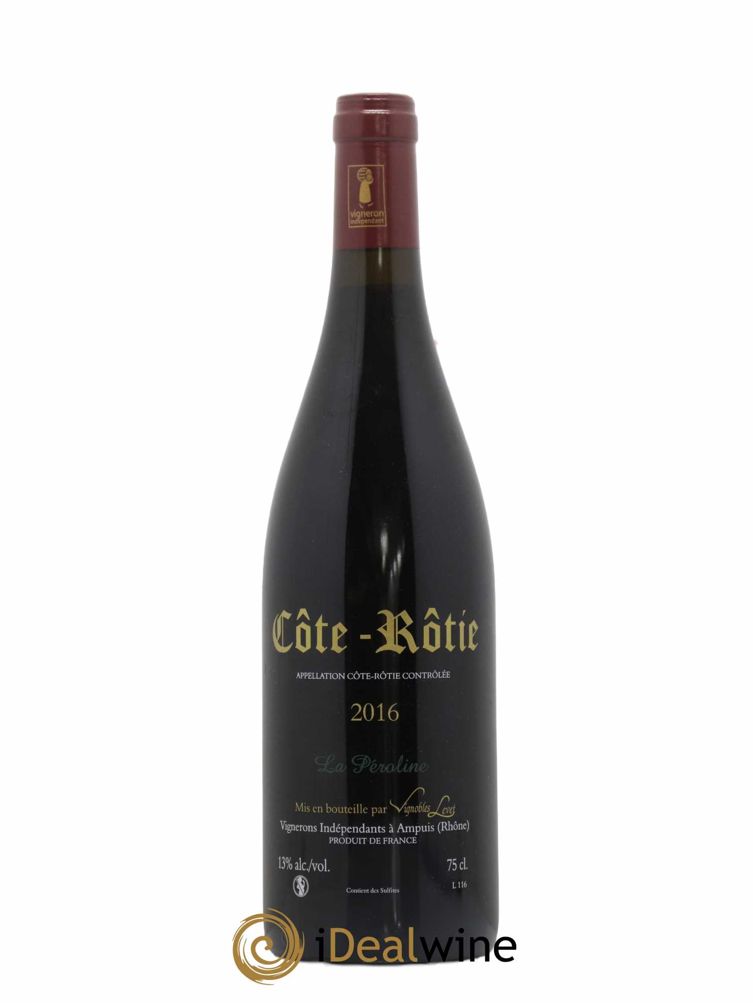 Côte-Rôtie La Péroline Vignobles Levet 2016 - Lot de 1 bouteille - 1