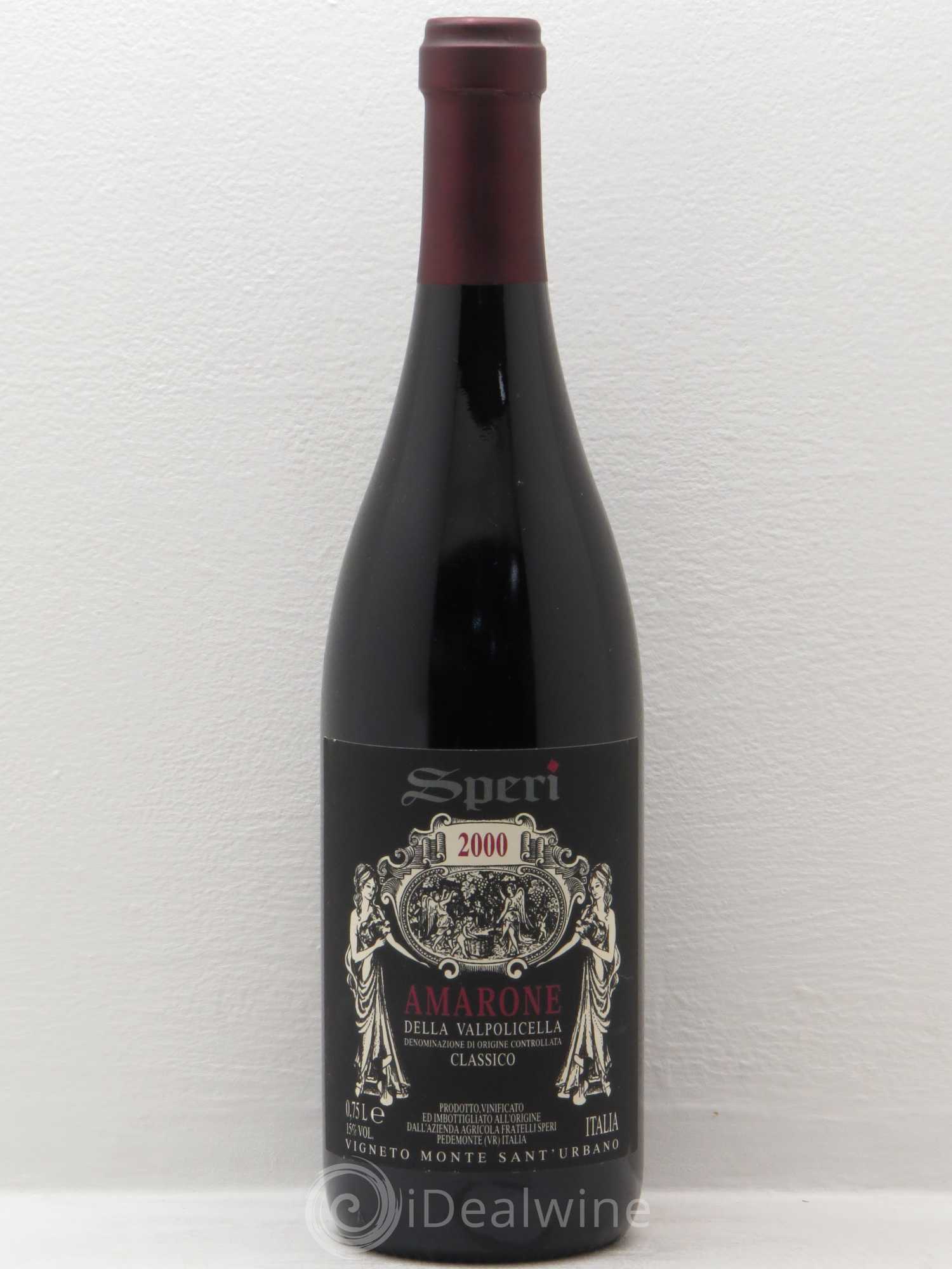 Amarone della Valpolicella Speri Classico 2000 - Lot de 1 bouteille - 0