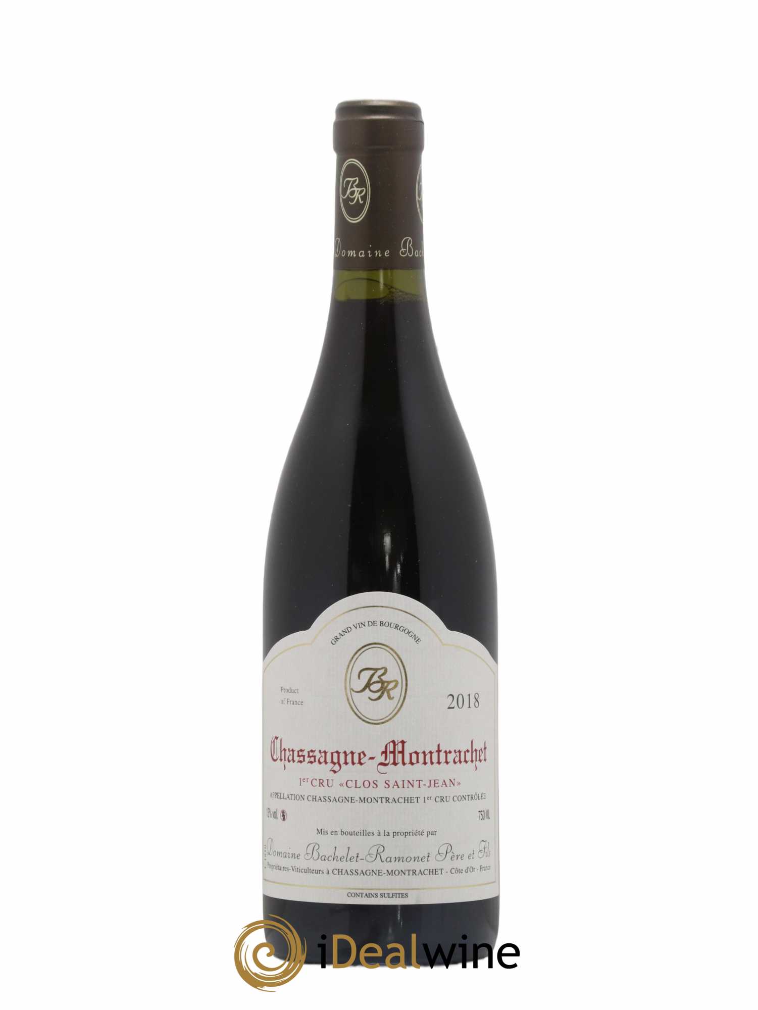 Chassagne-Montrachet 1er Cru Clos Saint-Jean Bachelet-Ramonet (Domaine) 2018 - Lot de 1 bouteille - 0