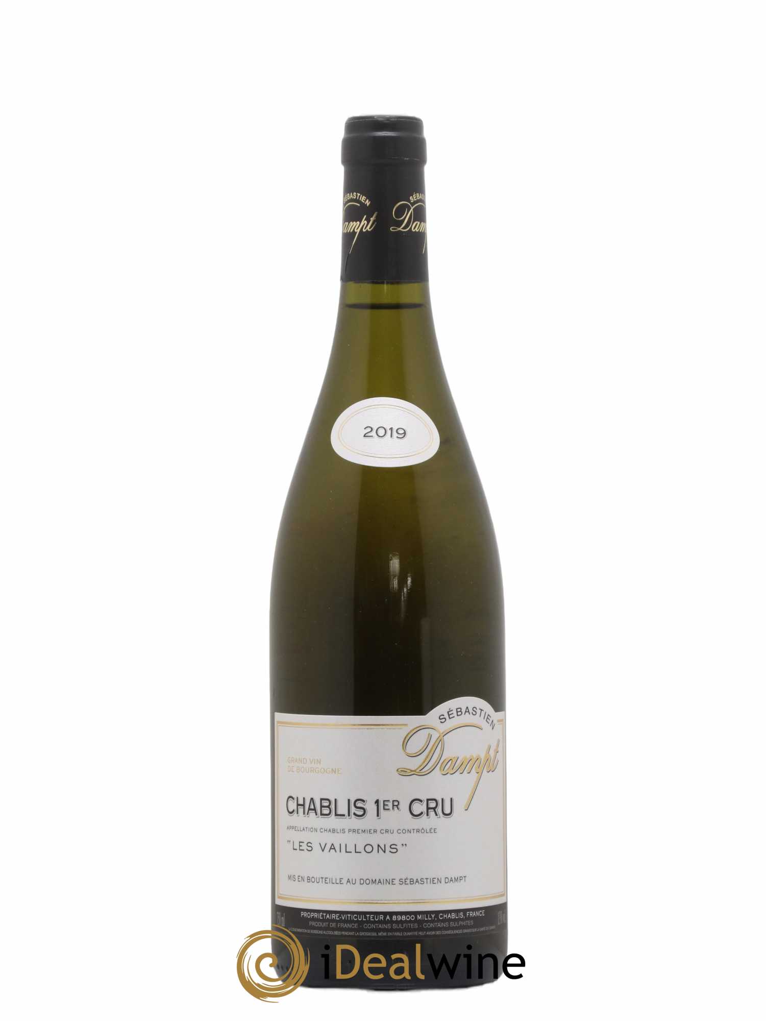 Chablis 1er Cru Les Vaillons Sebastien Dampt (sans prix de réserve) 2019 - Posten von 1 Flasche - 0