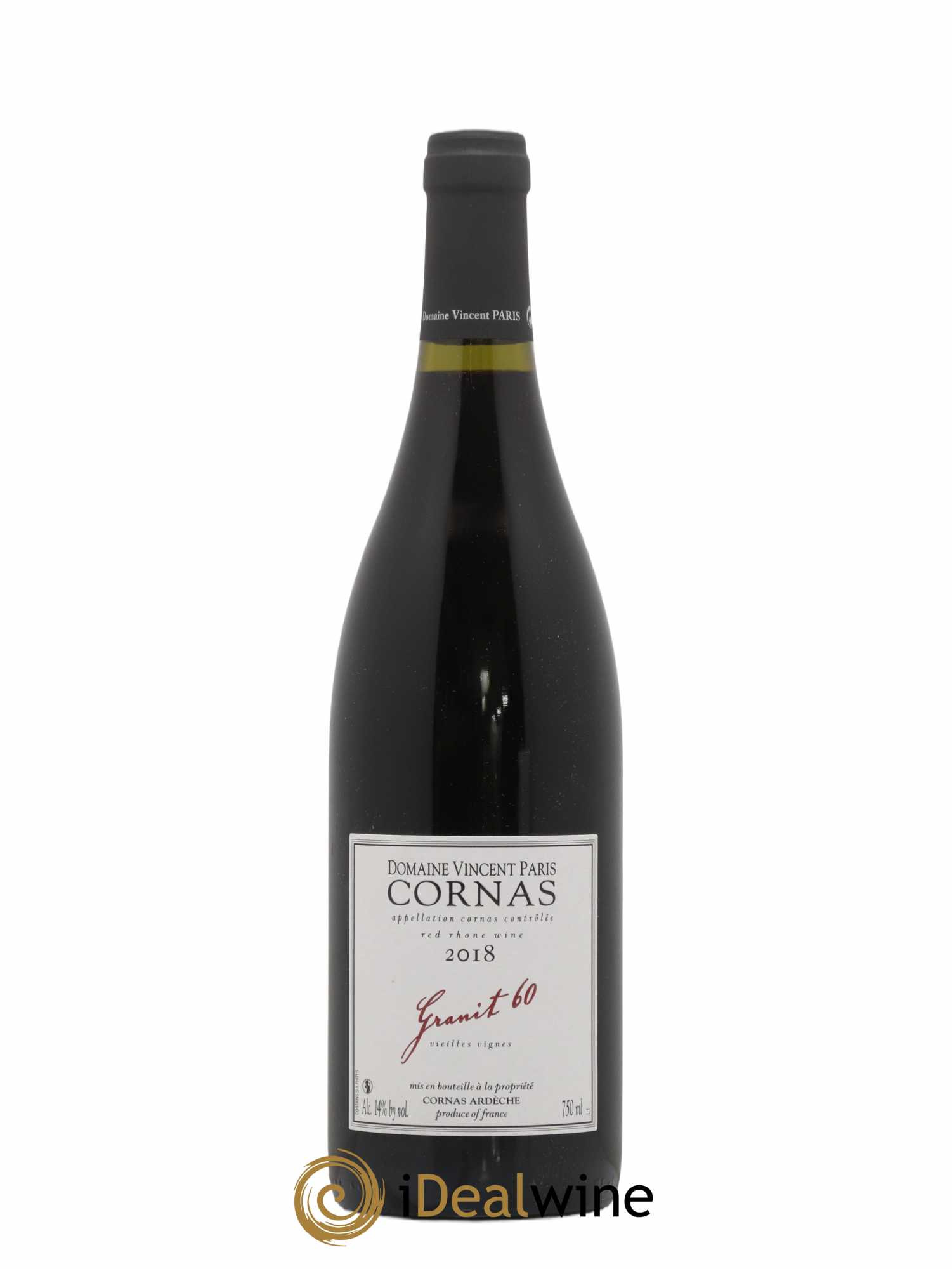 Cornas Granit 60 Vieilles Vignes Vincent Paris 2018 - Lot de 1 bouteille - 0