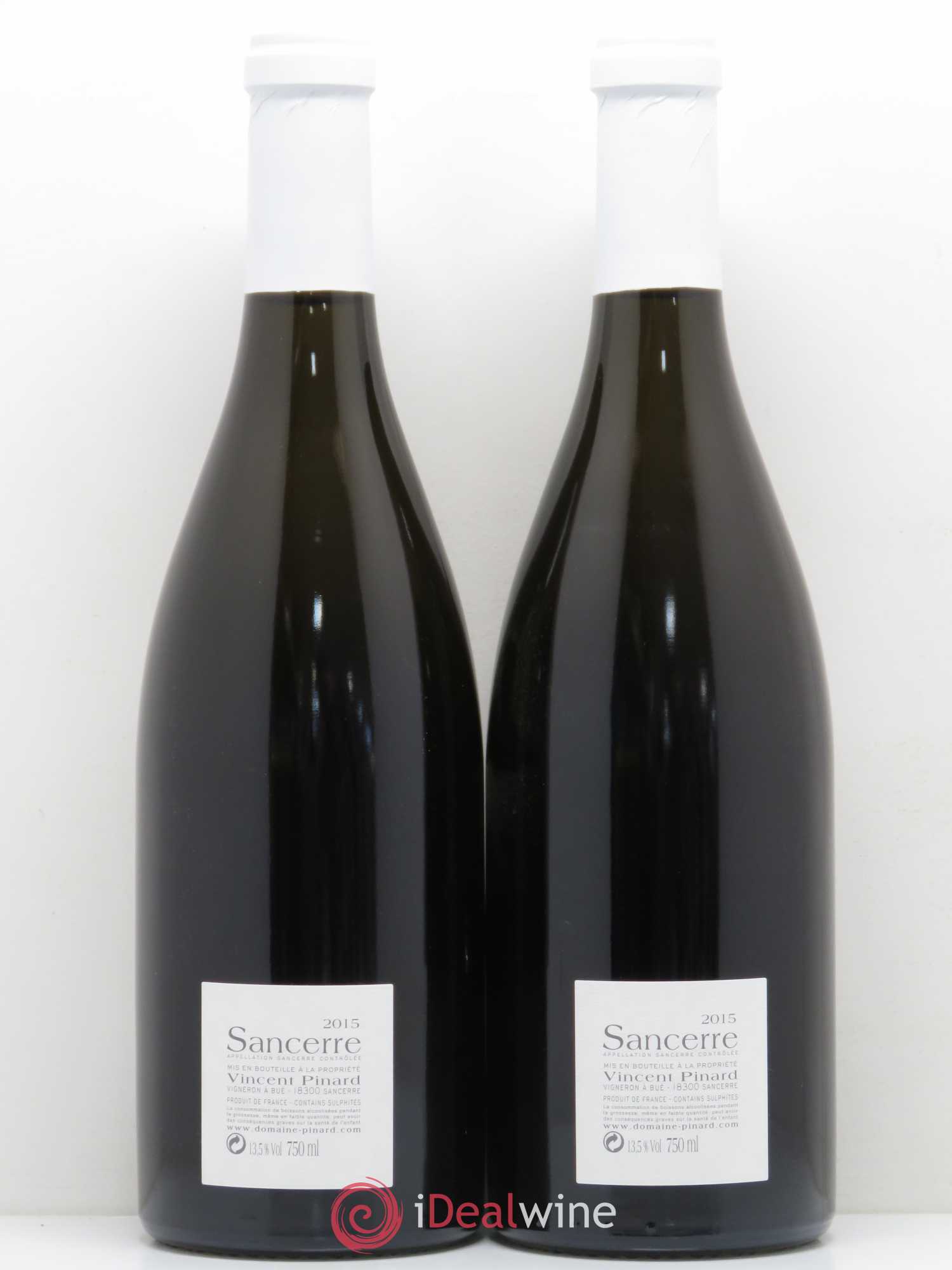Sancerre Le Château Vincent Pinard 2015 - Posten von 2 Flaschen - 1