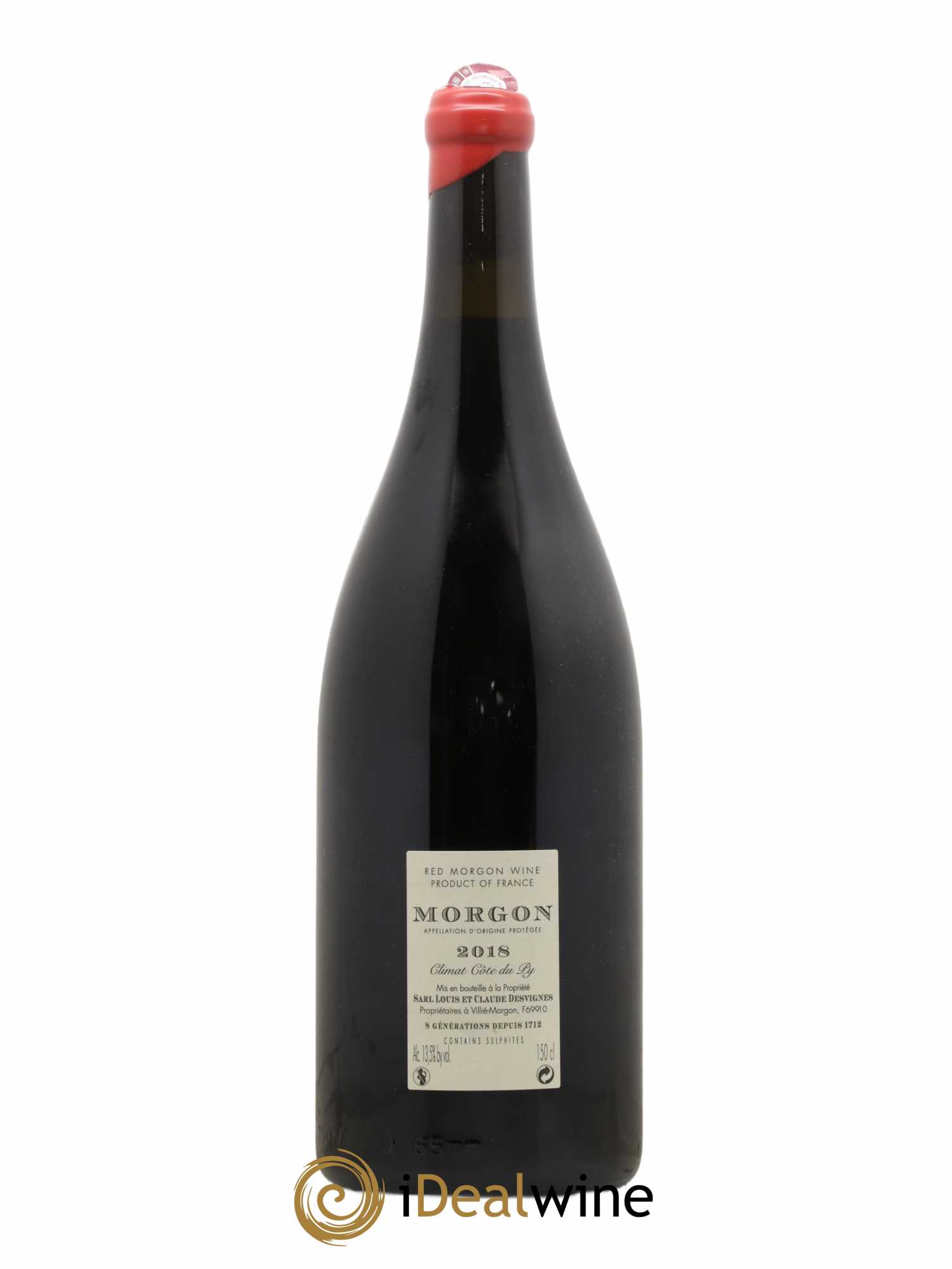 Morgon Côte de Py Javernières Louis-Claude Desvignes 2018 - Lot de 1 magnum - 1