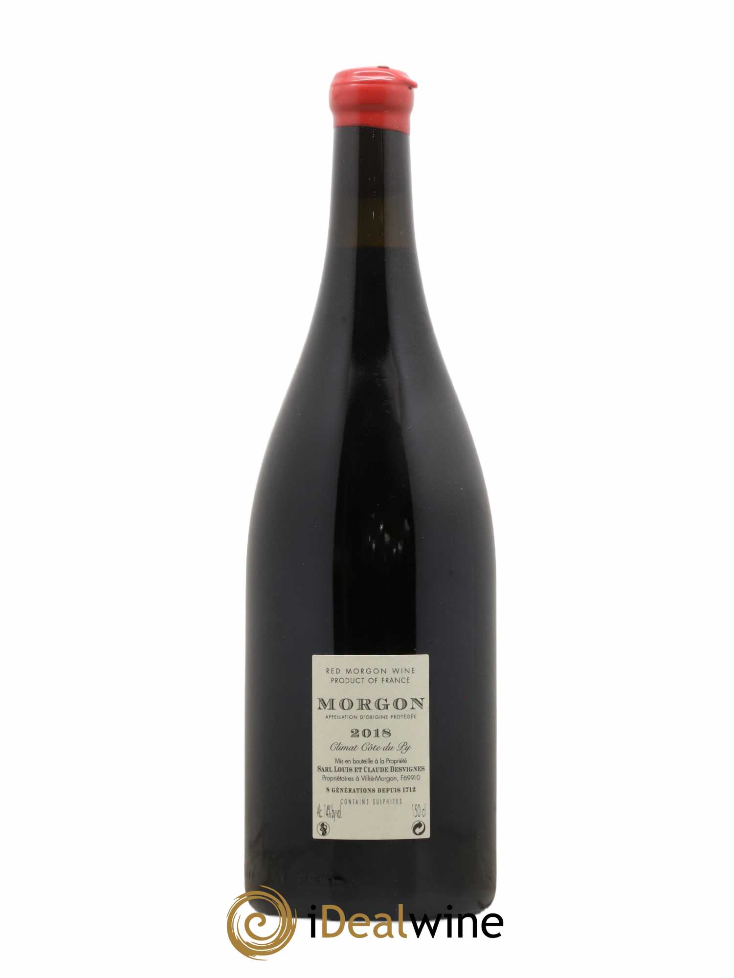 Morgon Côte du Py Louis-Claude Desvignes 2018 - Lot de 1 magnum - 1