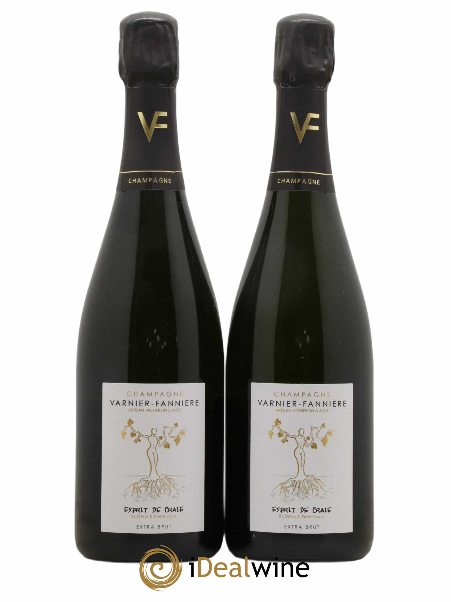 Champagne Extra Brut Esprit de Craie Varnier-Fannière - Lot de 2 bouteilles - 0