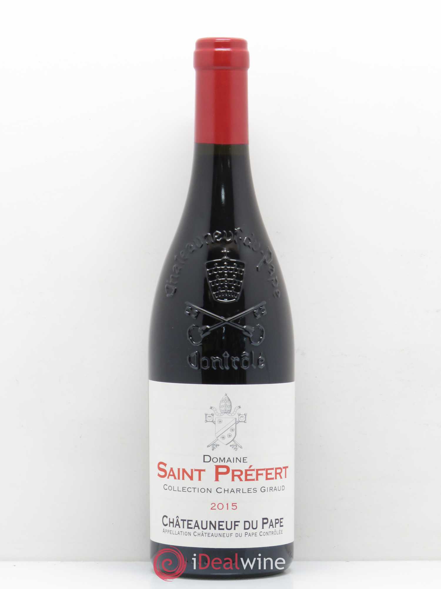 Châteauneuf-du-Pape Collection Charles Giraud Domaine Saint-Préfert 2015 - Lot de 1 bouteille - 0