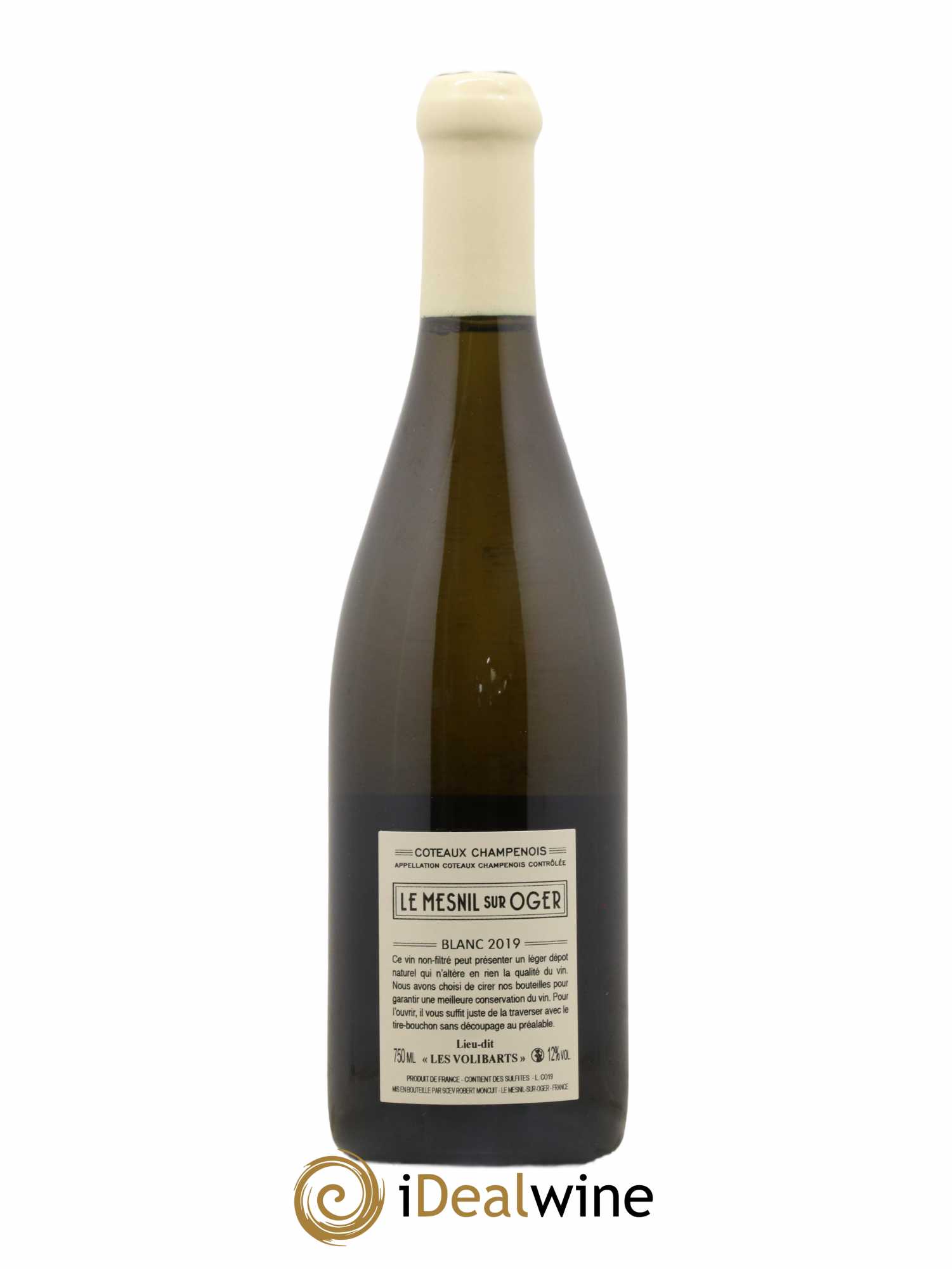 Coteaux Champenois Les Volibarts Robert Moncuit 2019 - Lot of 1 bottle - 1