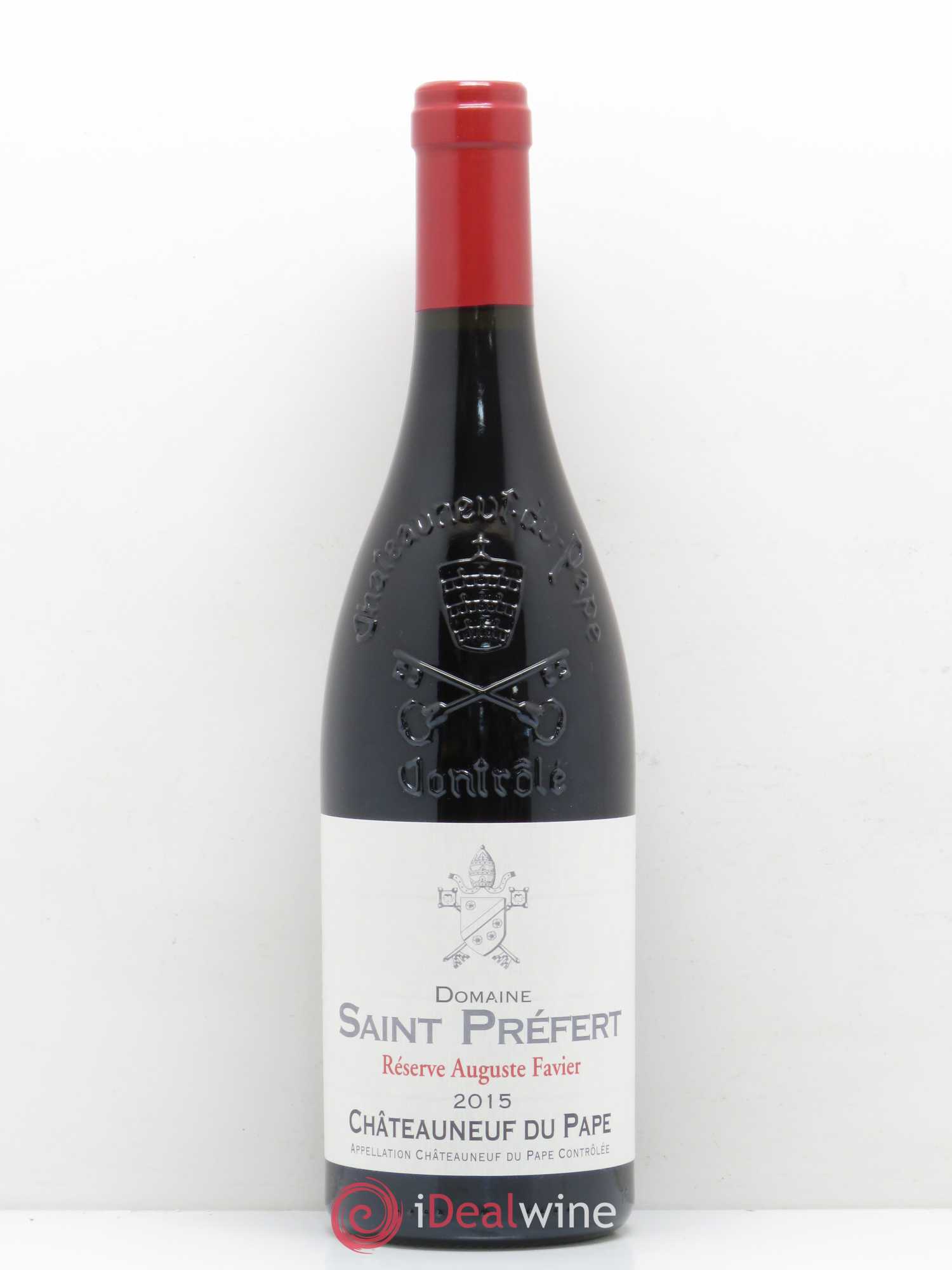 Châteauneuf-du-Pape Réserve Auguste Favier Domaine Saint-Préfert 2015 - Lot de 1 bouteille - 0