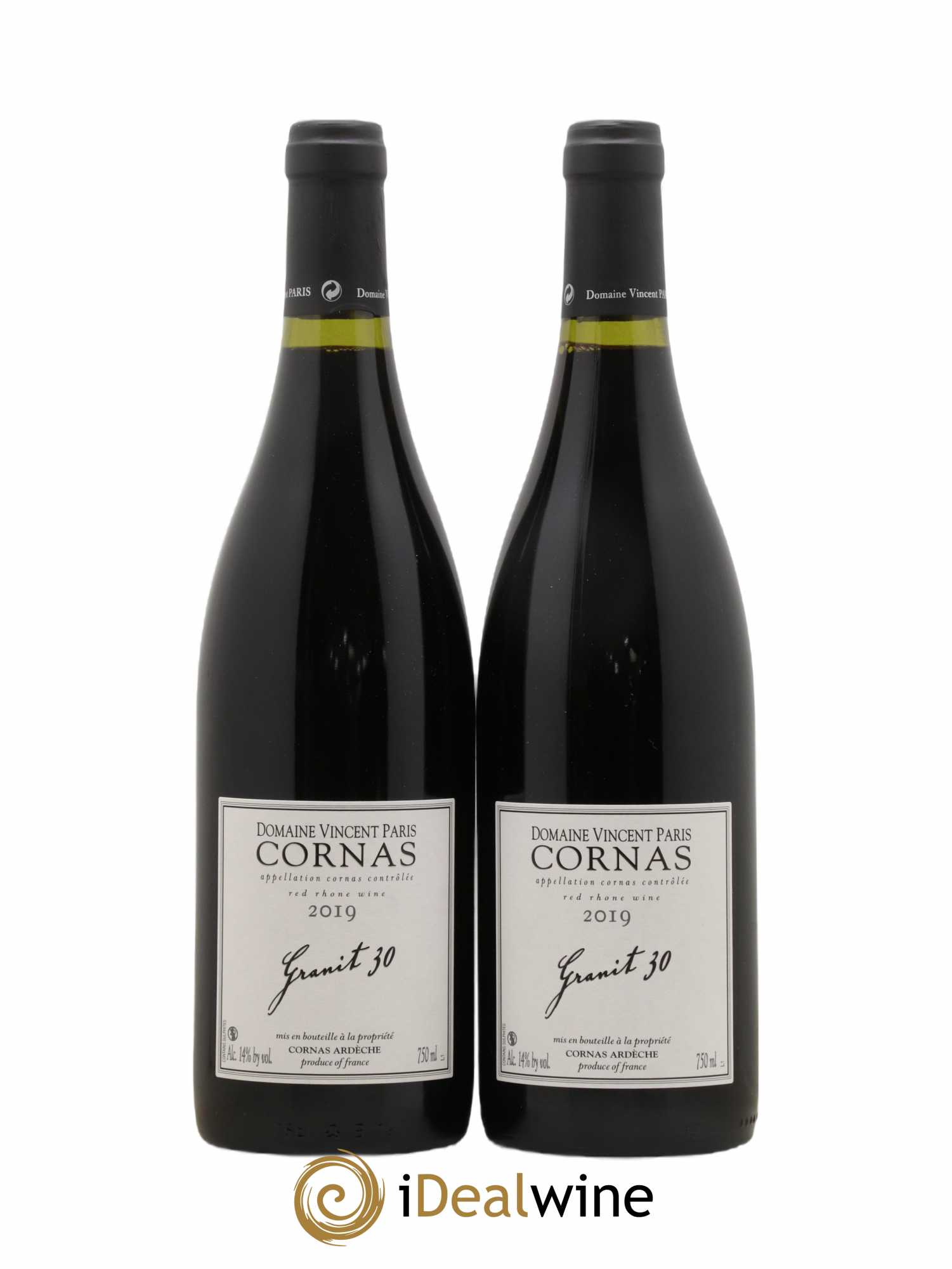 Cornas Granit 30 Vincent Paris 2019 - Lot de 2 bouteilles - 0
