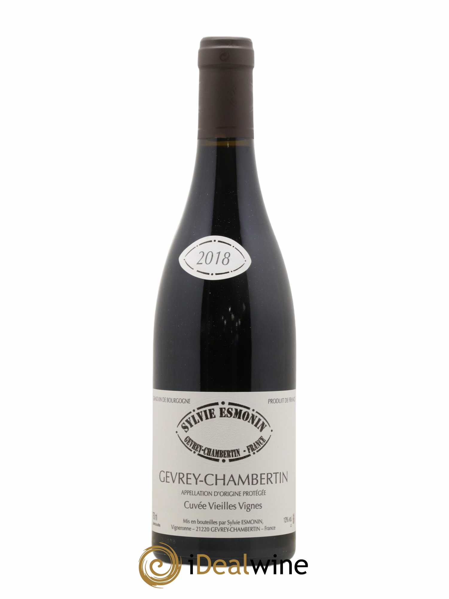 Gevrey-Chambertin Vieilles Vignes Sylvie Esmonin 2018 - Lot de 1 bouteille - 0