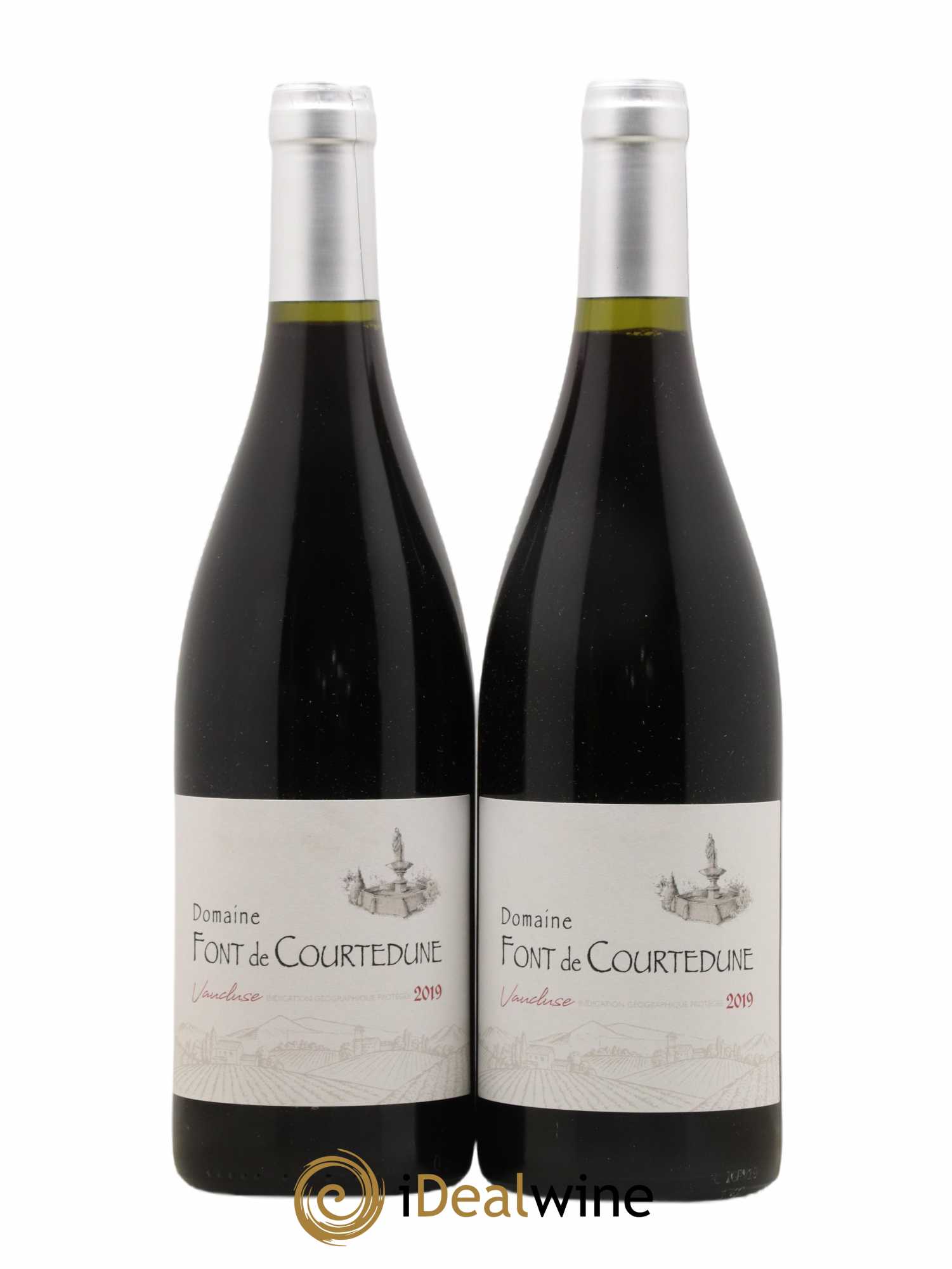 IGP Vaucluse Domaine Font de Courtedune (no reserve) 2019 - Lot of 2 bottles - 0