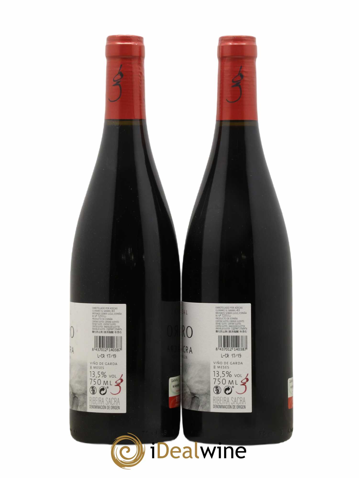 Espagne Ribeira Sacra Real Guimaro Camiño 2019 - Lot of 2 bottles - 1