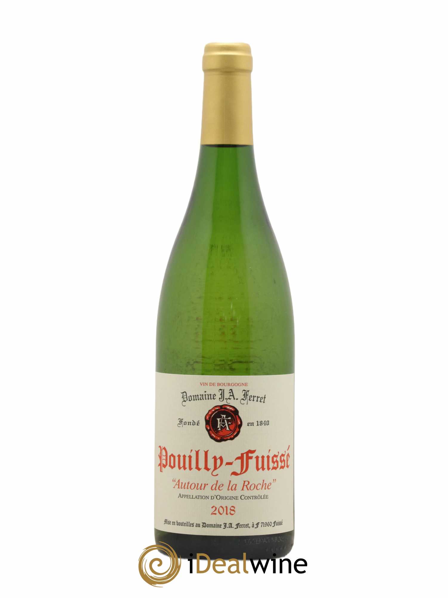 Pouilly-Fuissé Autour de la Roche J.A. Ferret (Domaine) 2018 - Lot de 1 bouteille - 0