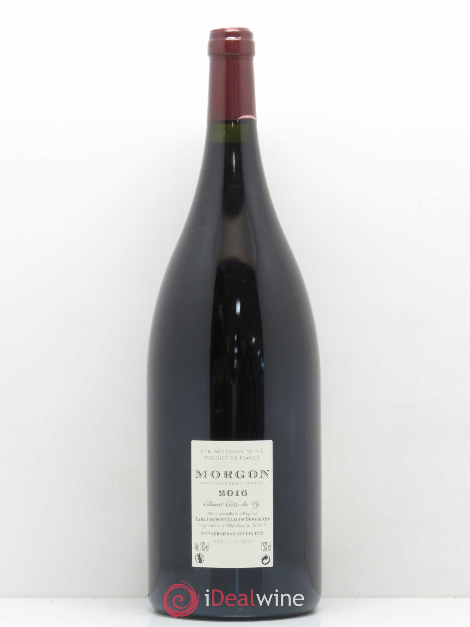 Morgon Côte de Py Javernières Louis-Claude Desvignes 2016 - Lot de 1 magnum - 1