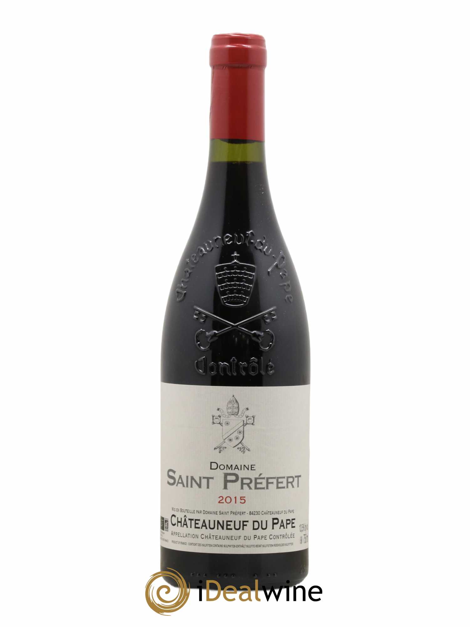 Châteauneuf-du-Pape Domaine Saint-Préfert 2015 - Lot de 1 bouteille - 0