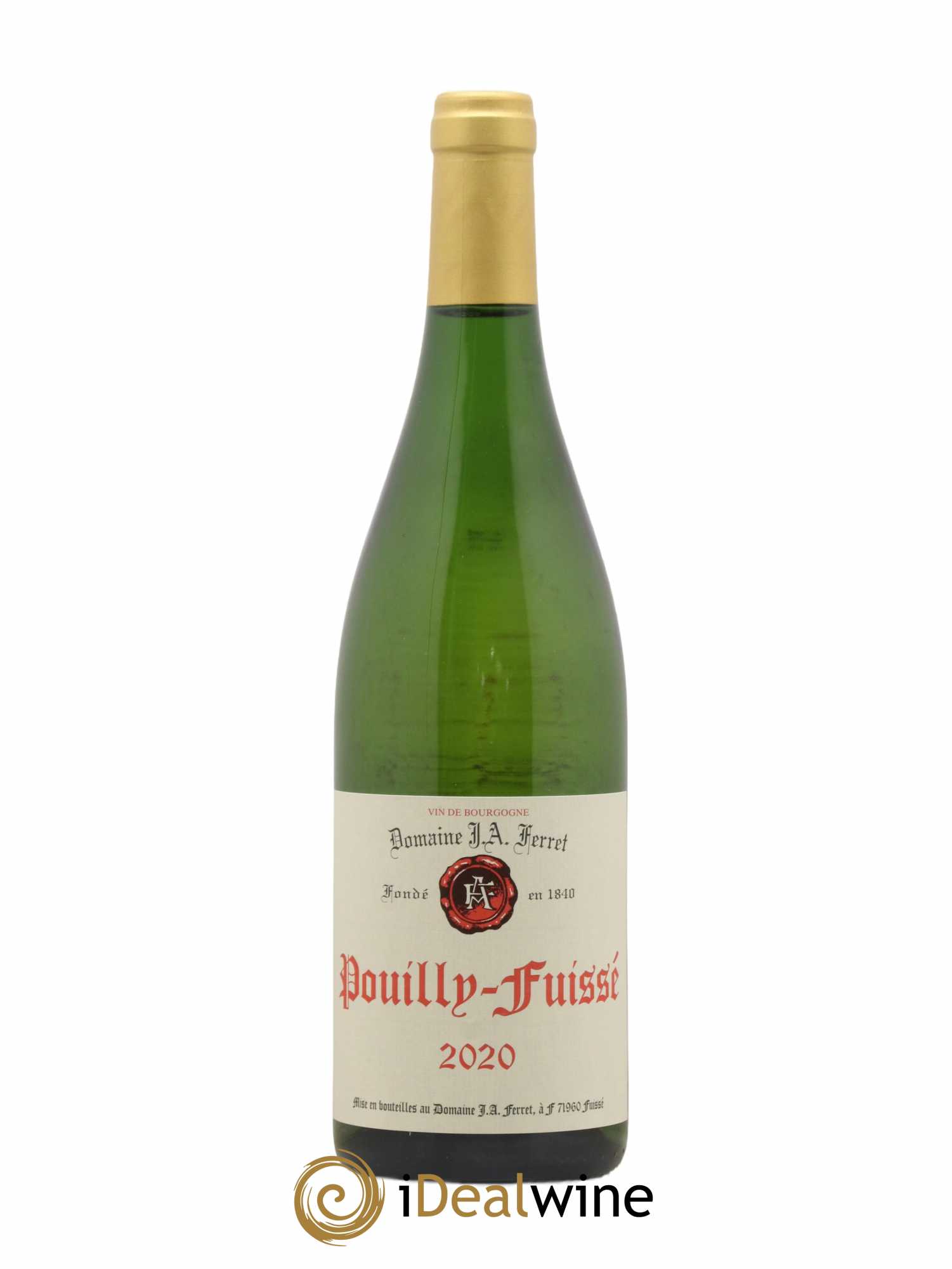 Pouilly-Fuissé J.A. Ferret (Domaine) (sans prix de réserve) 2020 - Lot de 1 bouteille - 0