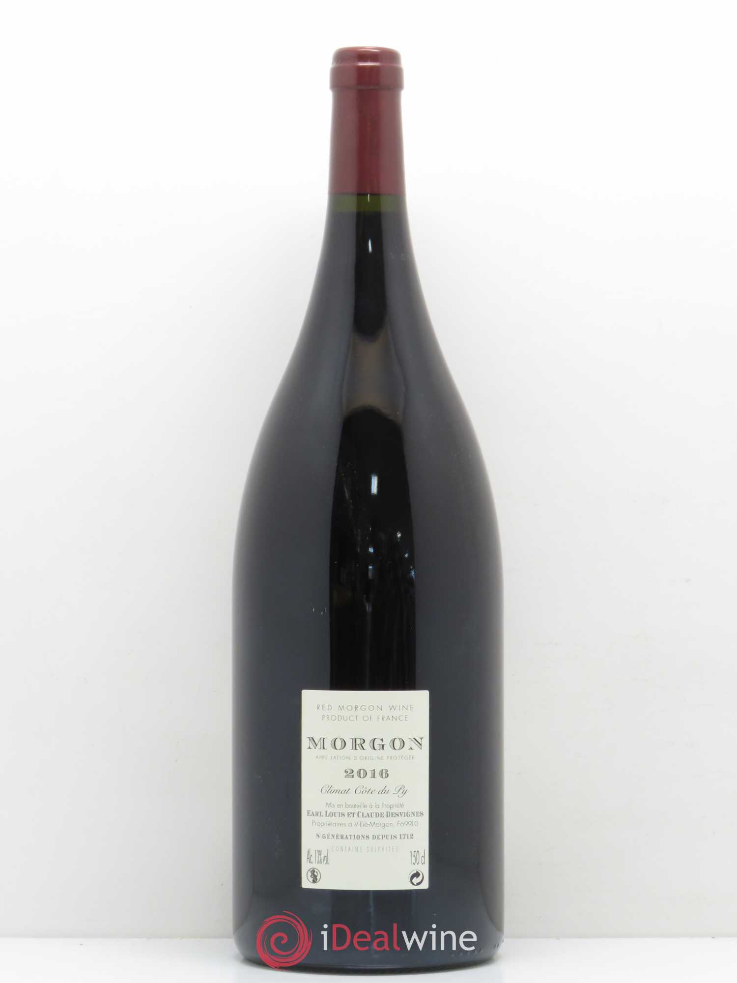 Morgon Côte du Py Louis-Claude Desvignes 2016 - Lot de 1 magnum - 1