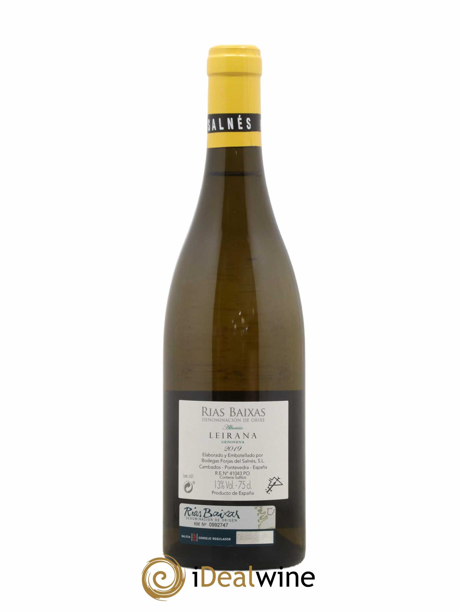 Rias Baixas Leirana Finca Genoveva Forjas del Salnés 2019 - Lot de 1 bouteille - 1